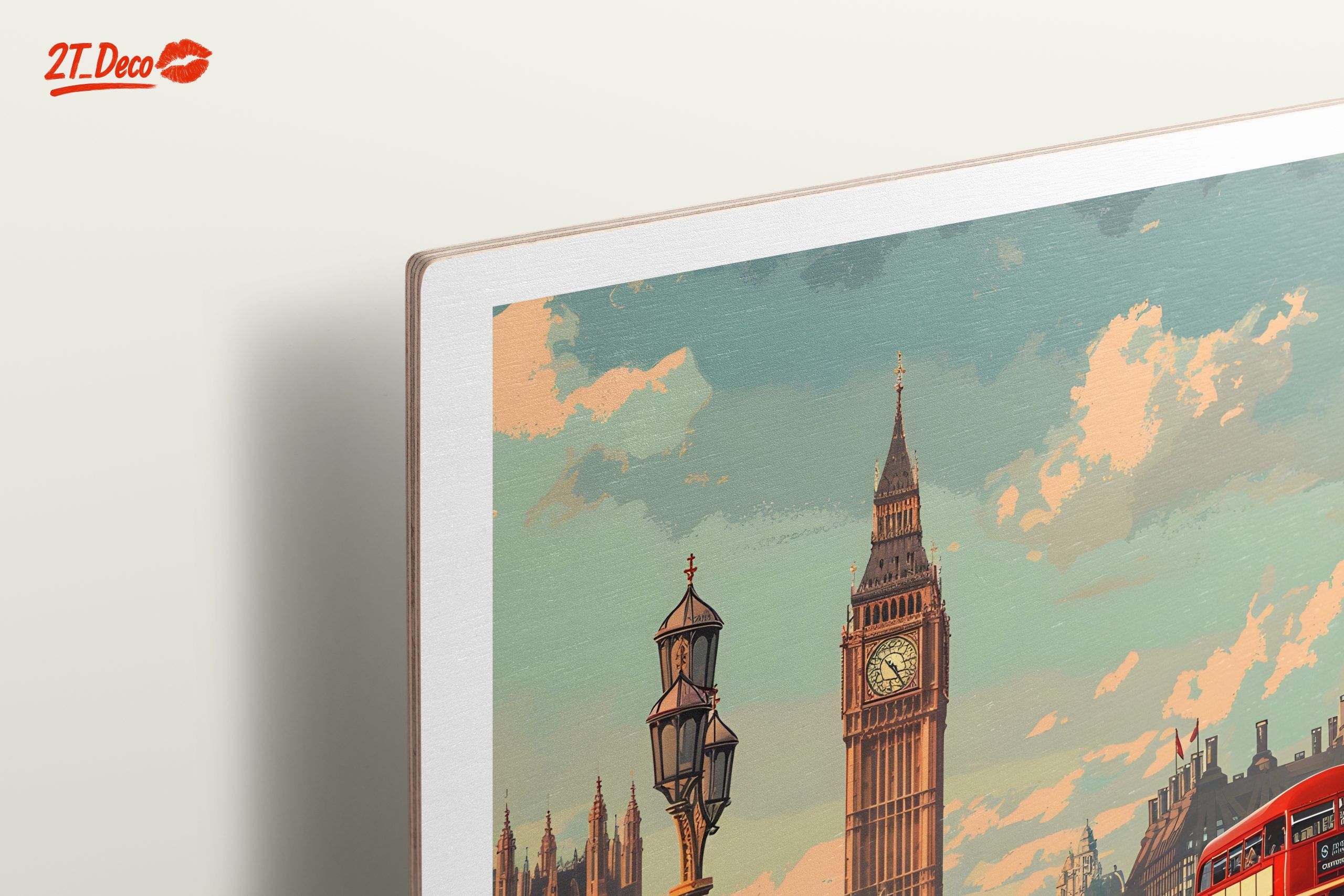 London Big Ben and Red Bus Scene - Image 15