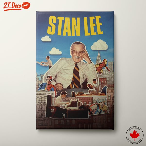 Stan Lee Art with Marvel Characters