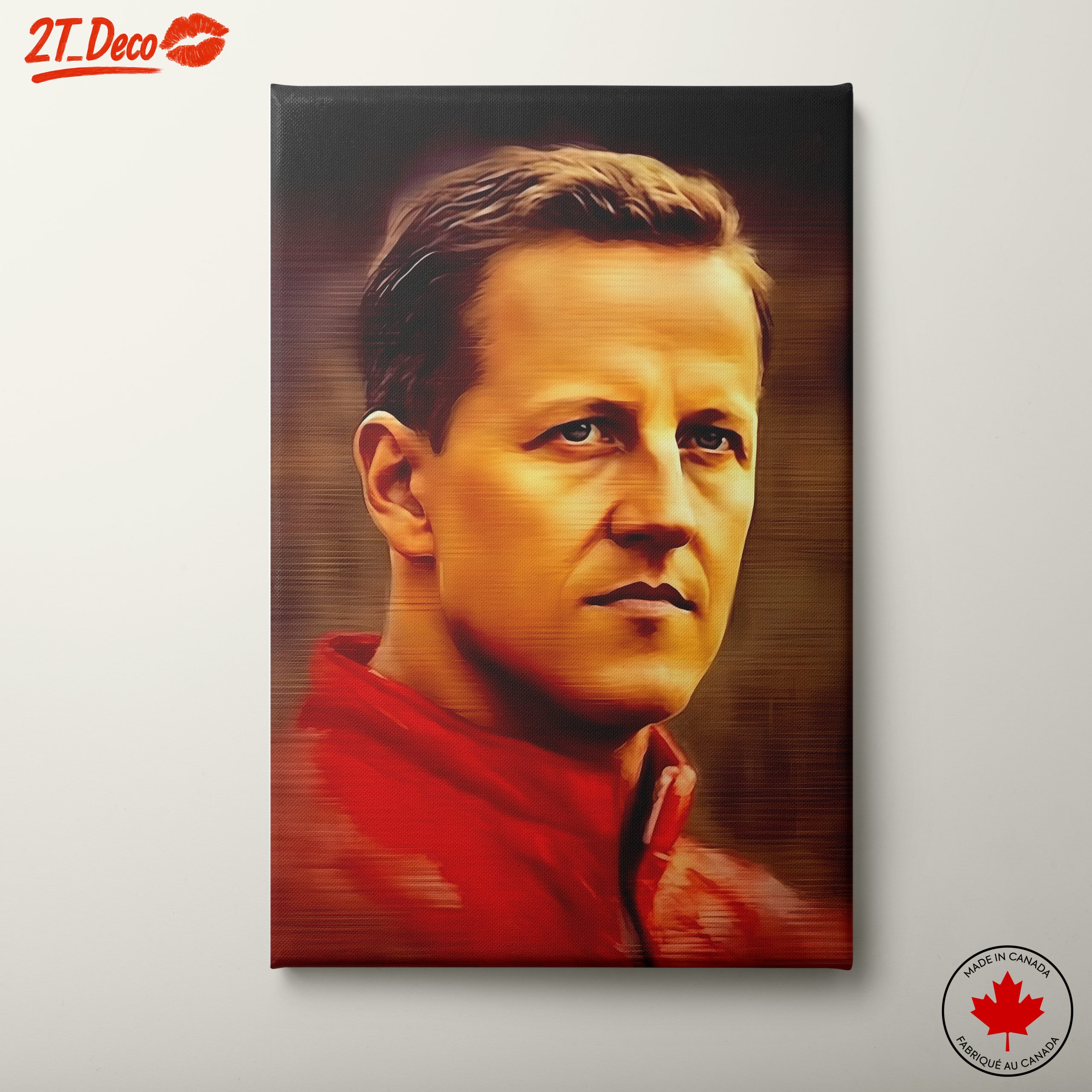 Iconic Motorsport Legend Portrait