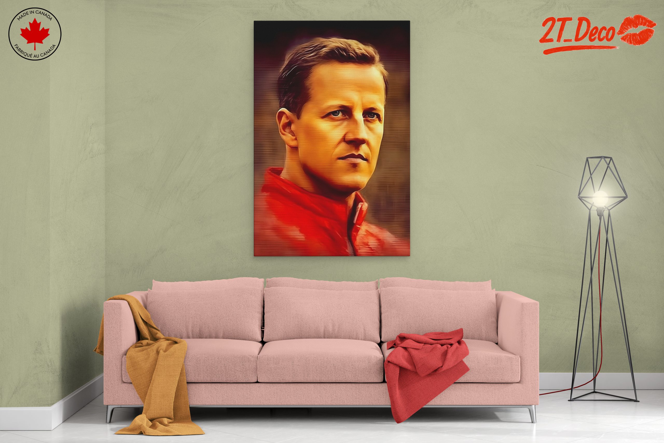 Iconic Motorsport Legend Portrait - Image 2