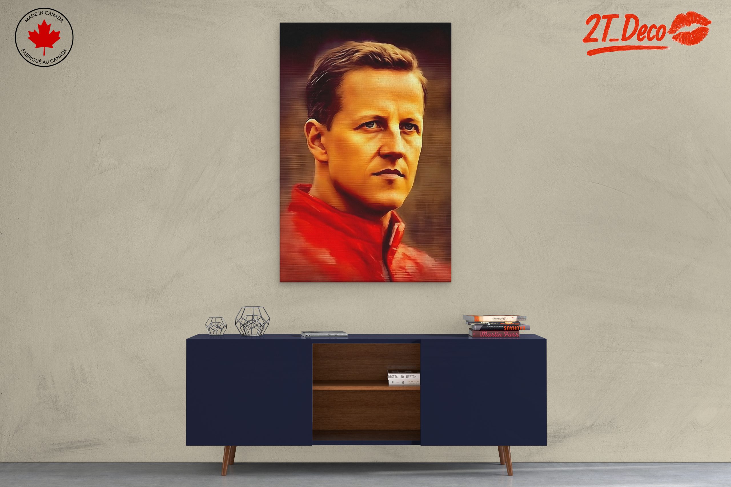 Iconic Motorsport Legend Portrait - Image 3