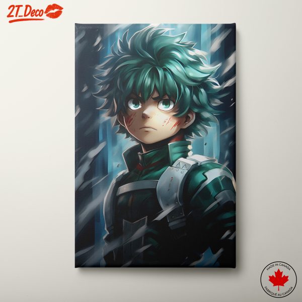 Dynamic Artwork of Boku No Hero Character