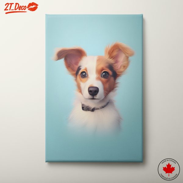 Adorable Dog Portrait in Soft Colors