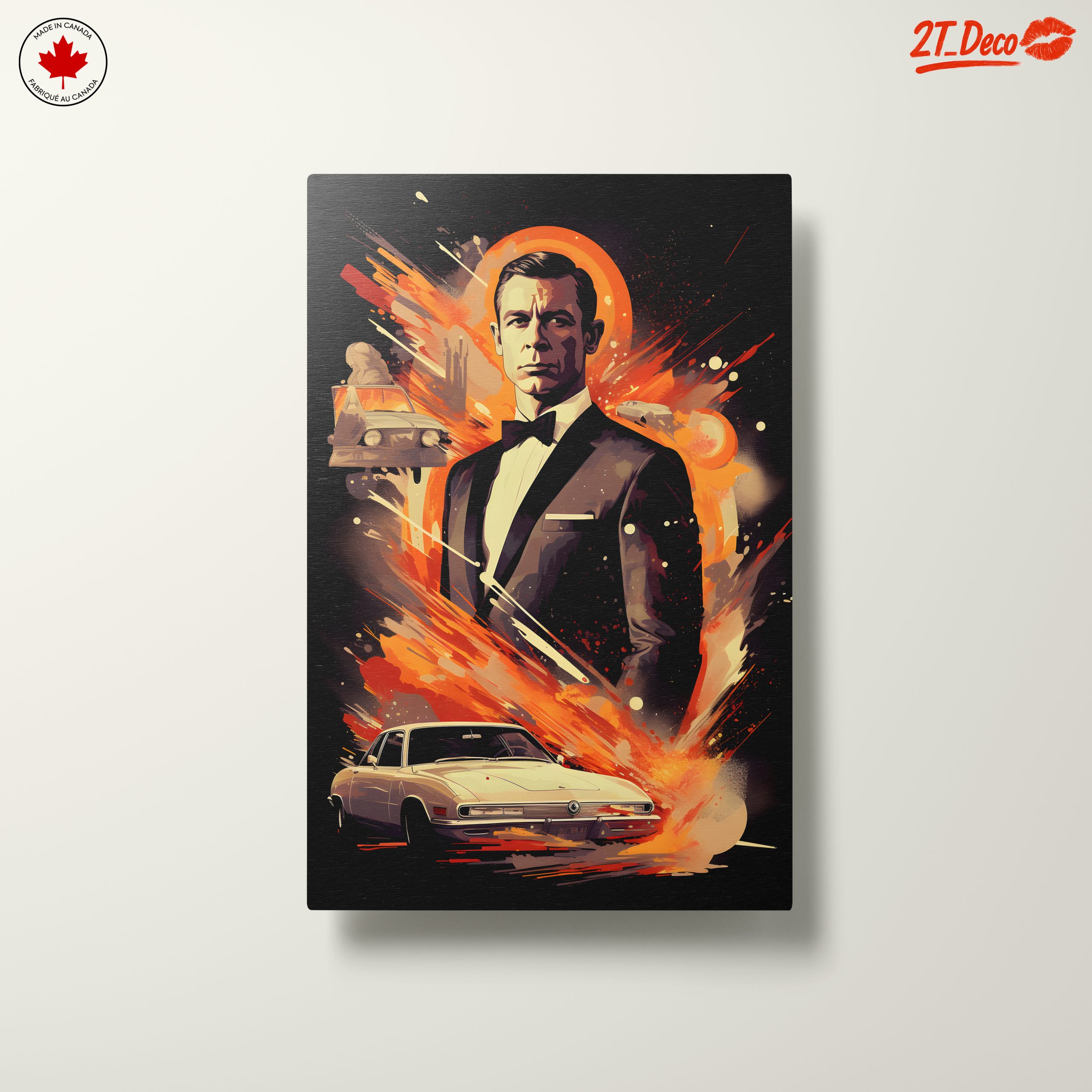 Classic Cinema Character Portrait with Action Elements - Image 10