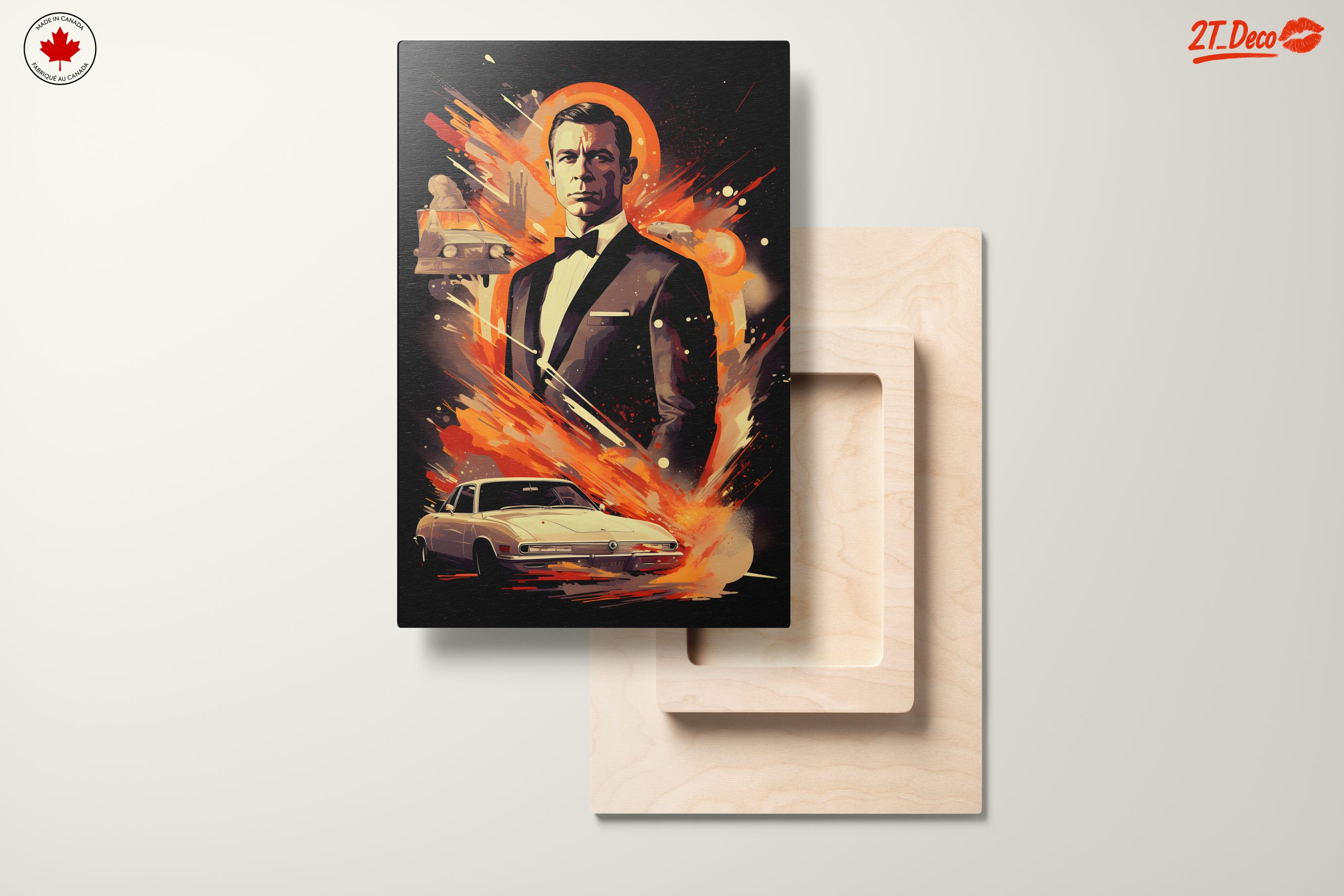 Classic Cinema Character Portrait with Action Elements - Image 11