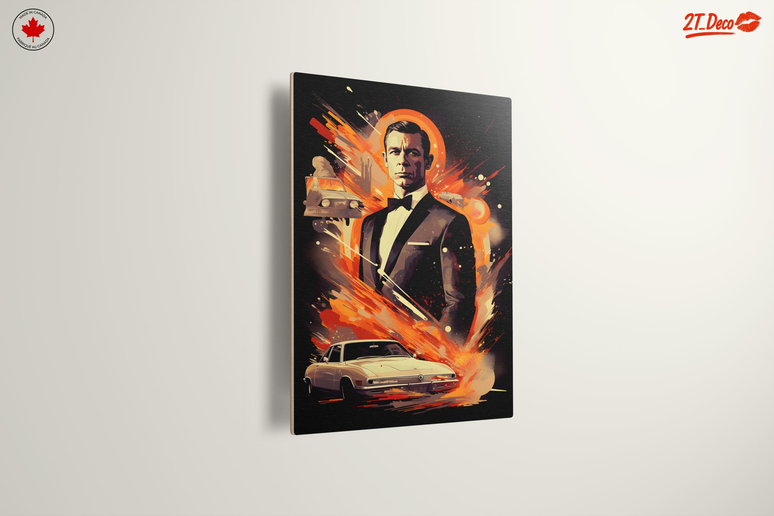 Classic Cinema Character Portrait with Action Elements - Image 13