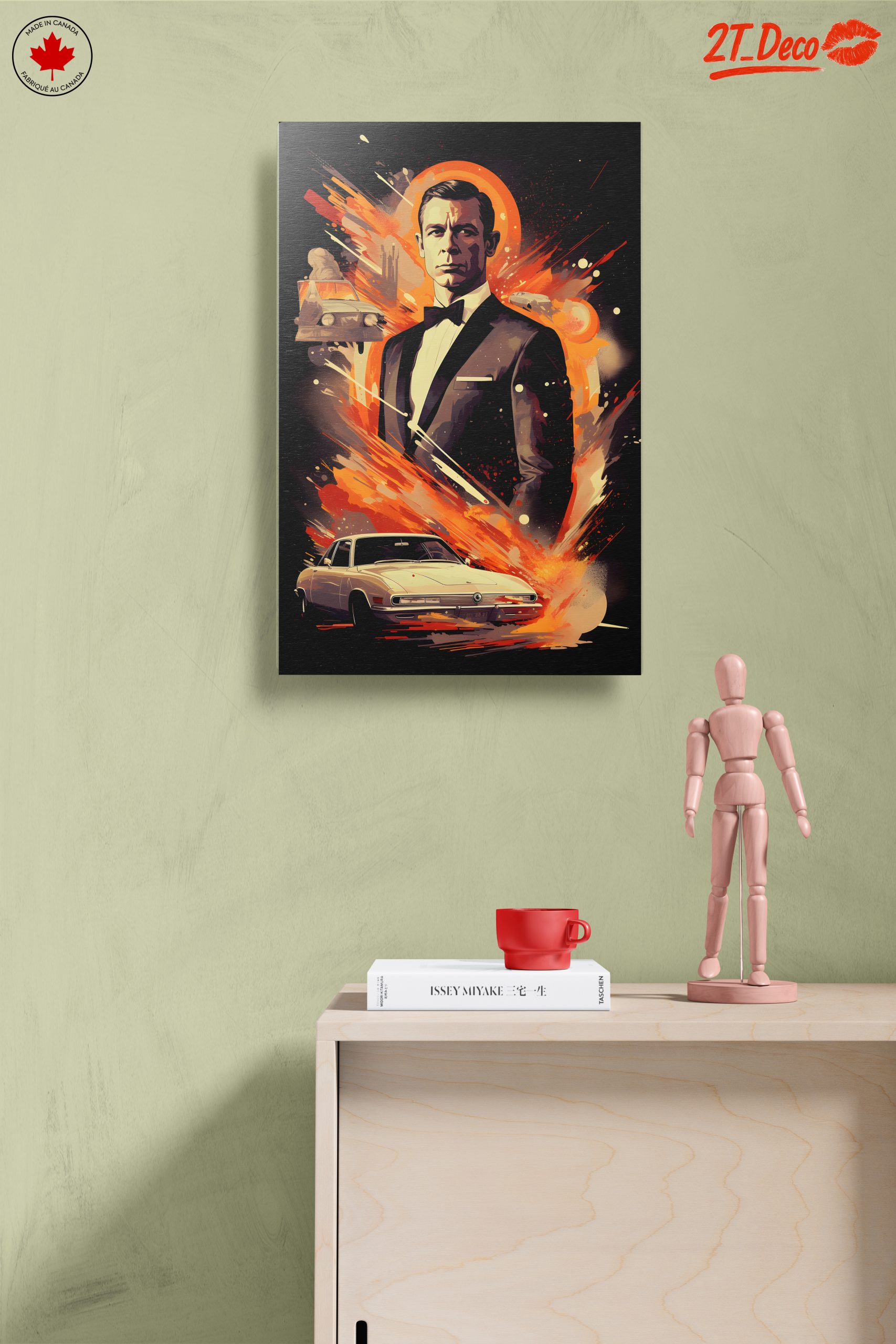 Classic Cinema Character Portrait with Action Elements - Image 14
