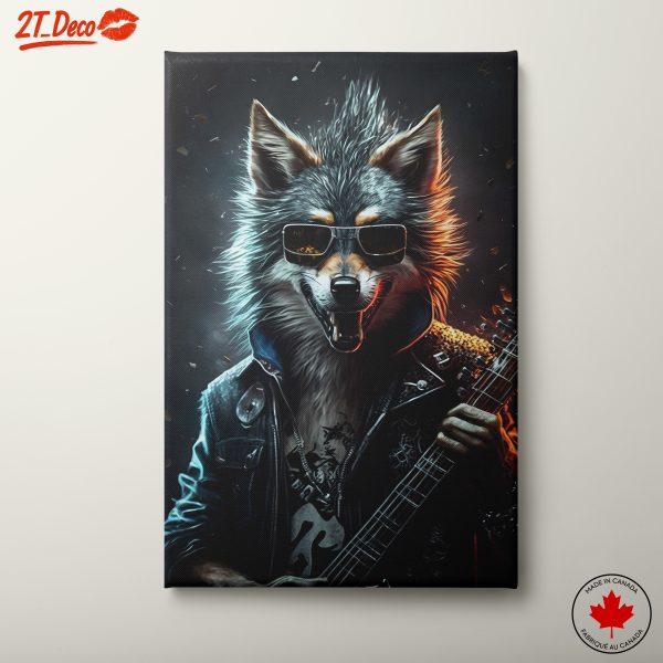 Rockstar Wolf Character Art