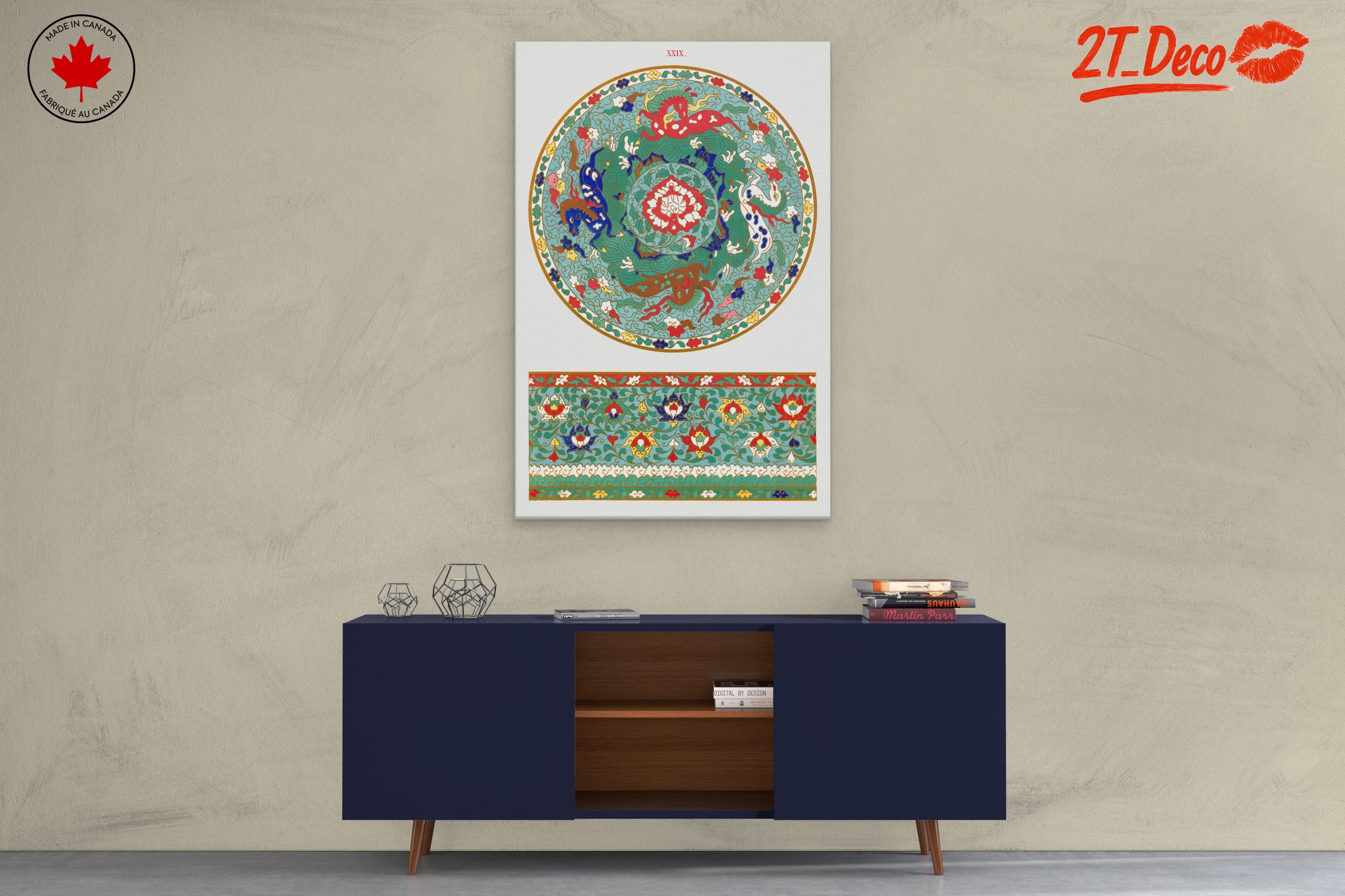 Intricate Ancient Egyptian Motif Art - Image 3