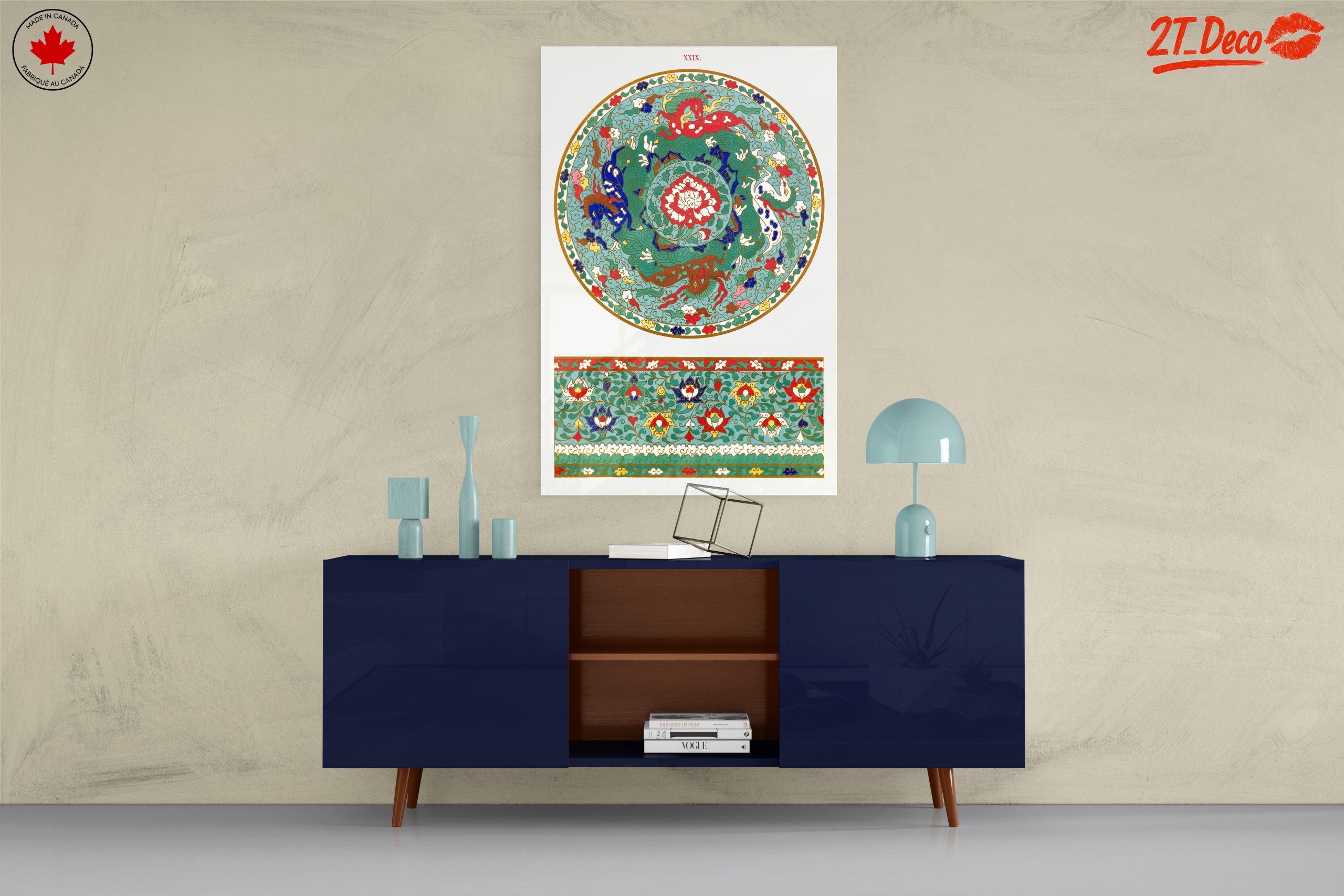 Intricate Ancient Egyptian Motif Art - Image 8
