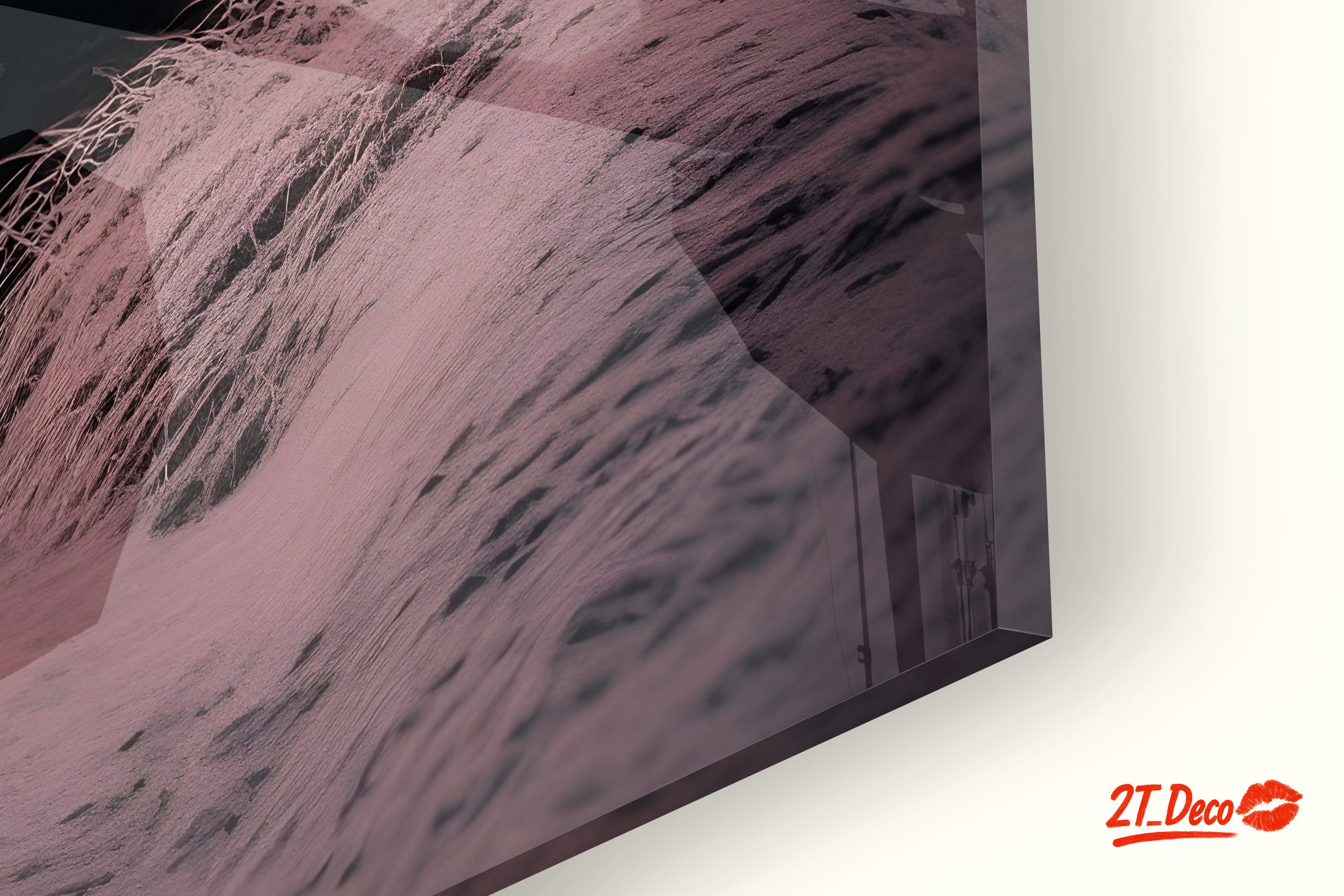 Ethereal Abstract Landscape with Pink Trees - Image 9