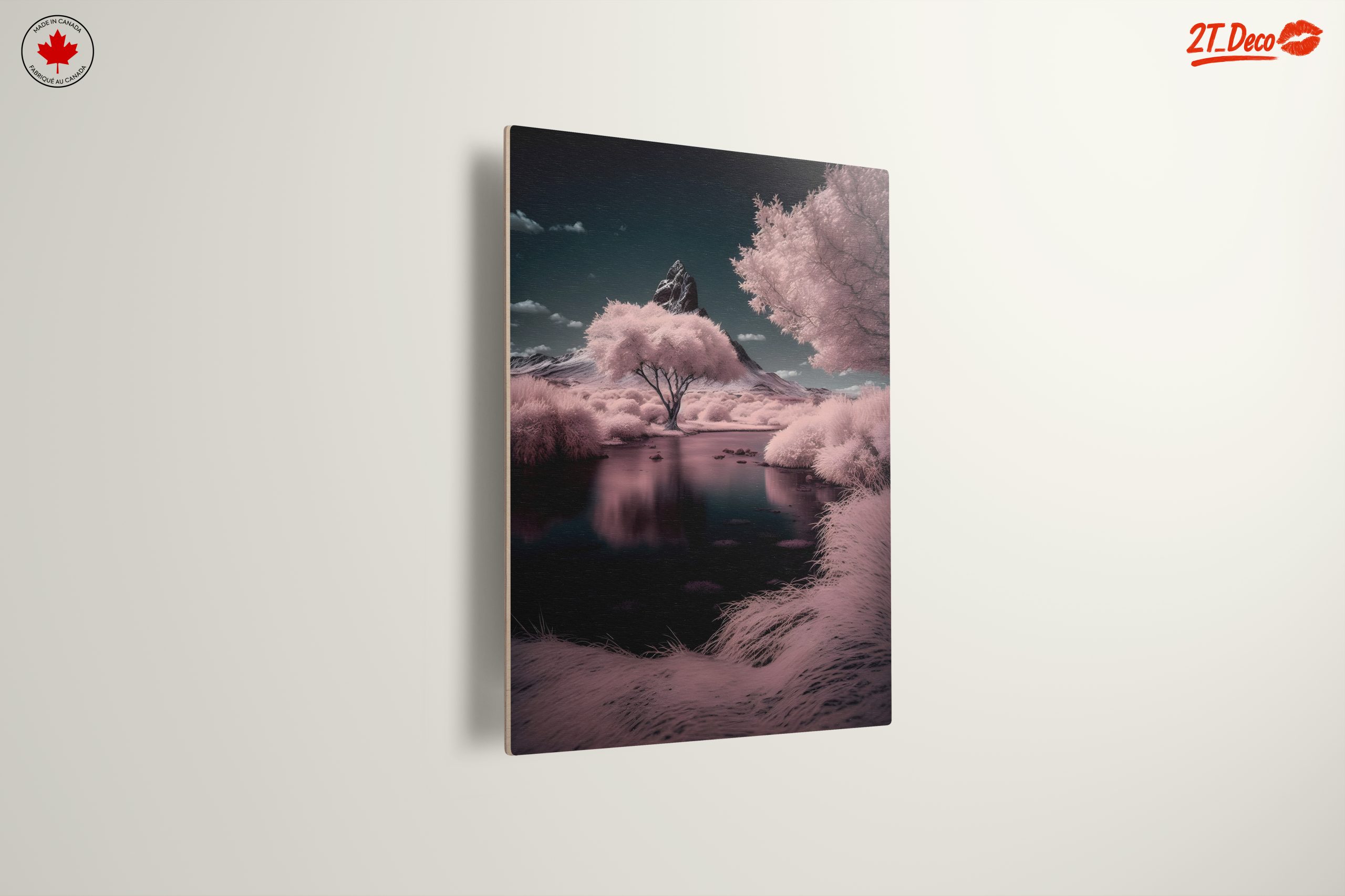Ethereal Abstract Landscape with Pink Trees - Image 13