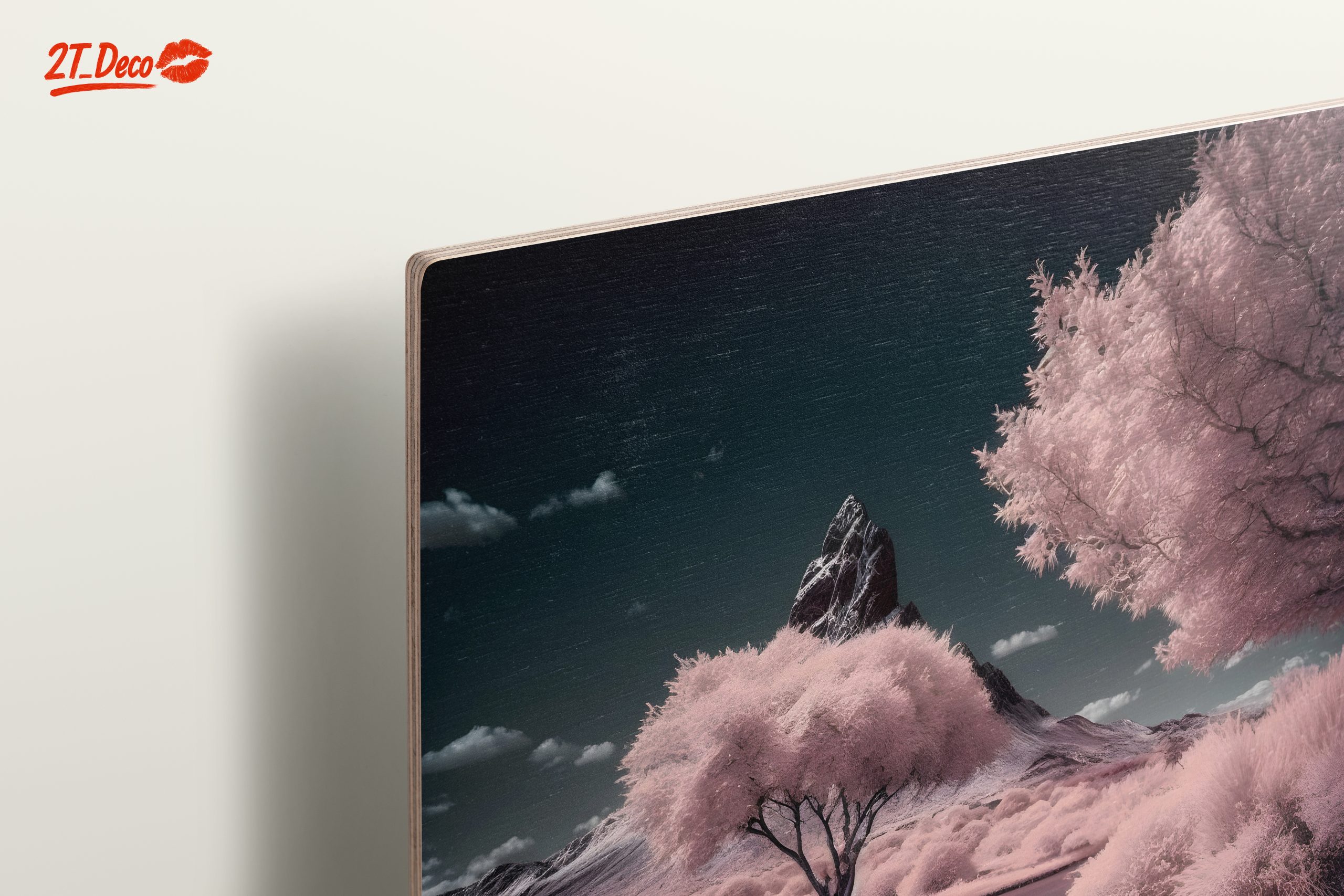 Ethereal Abstract Landscape with Pink Trees - Image 15