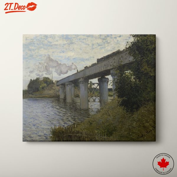 Impressionistic Abstract Landscape with Bridge 2