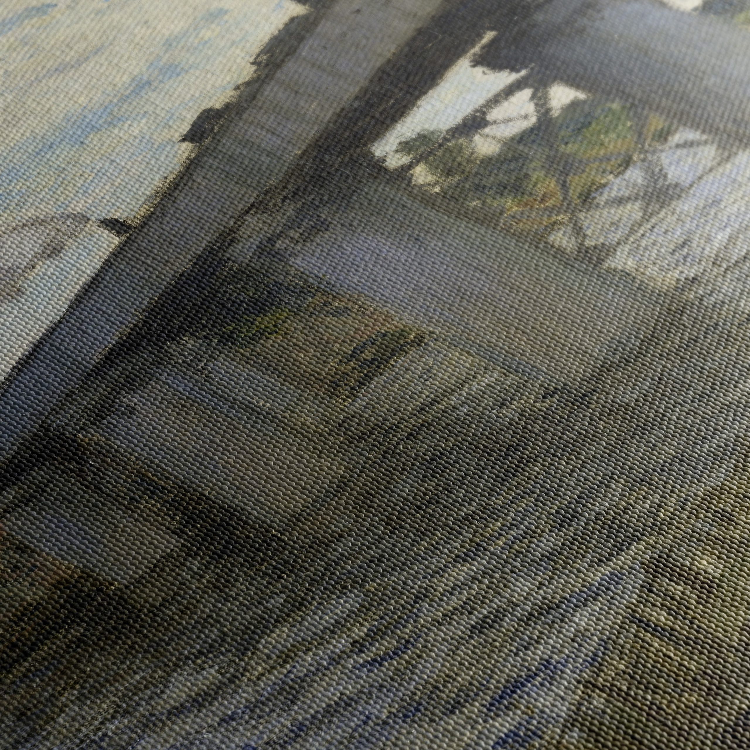 Impressionistic Abstract Landscape with Bridge 2 - Image 5
