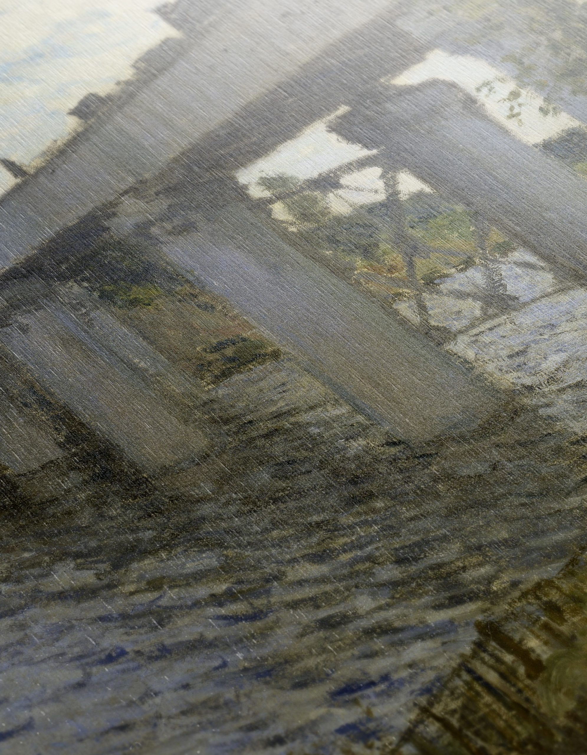 Impressionistic Abstract Landscape with Bridge 2 - Image 12