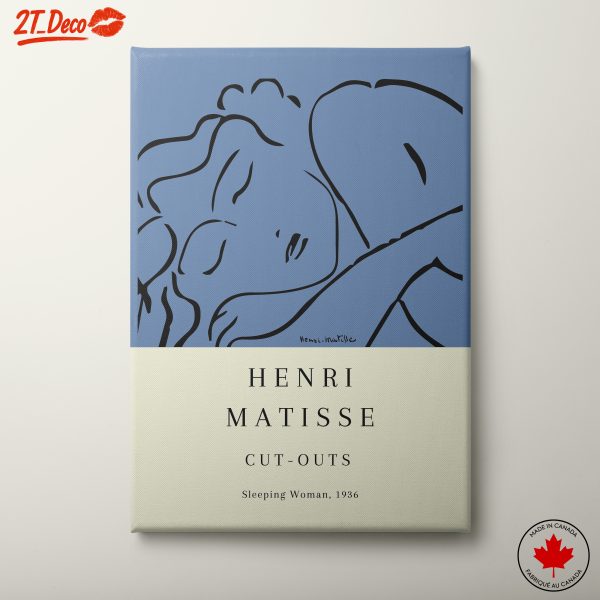 Henri Matisse Sleeping Woman Cut-Out Art