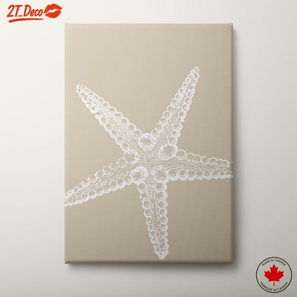 Abstract Starfish Design for Beach Decor
