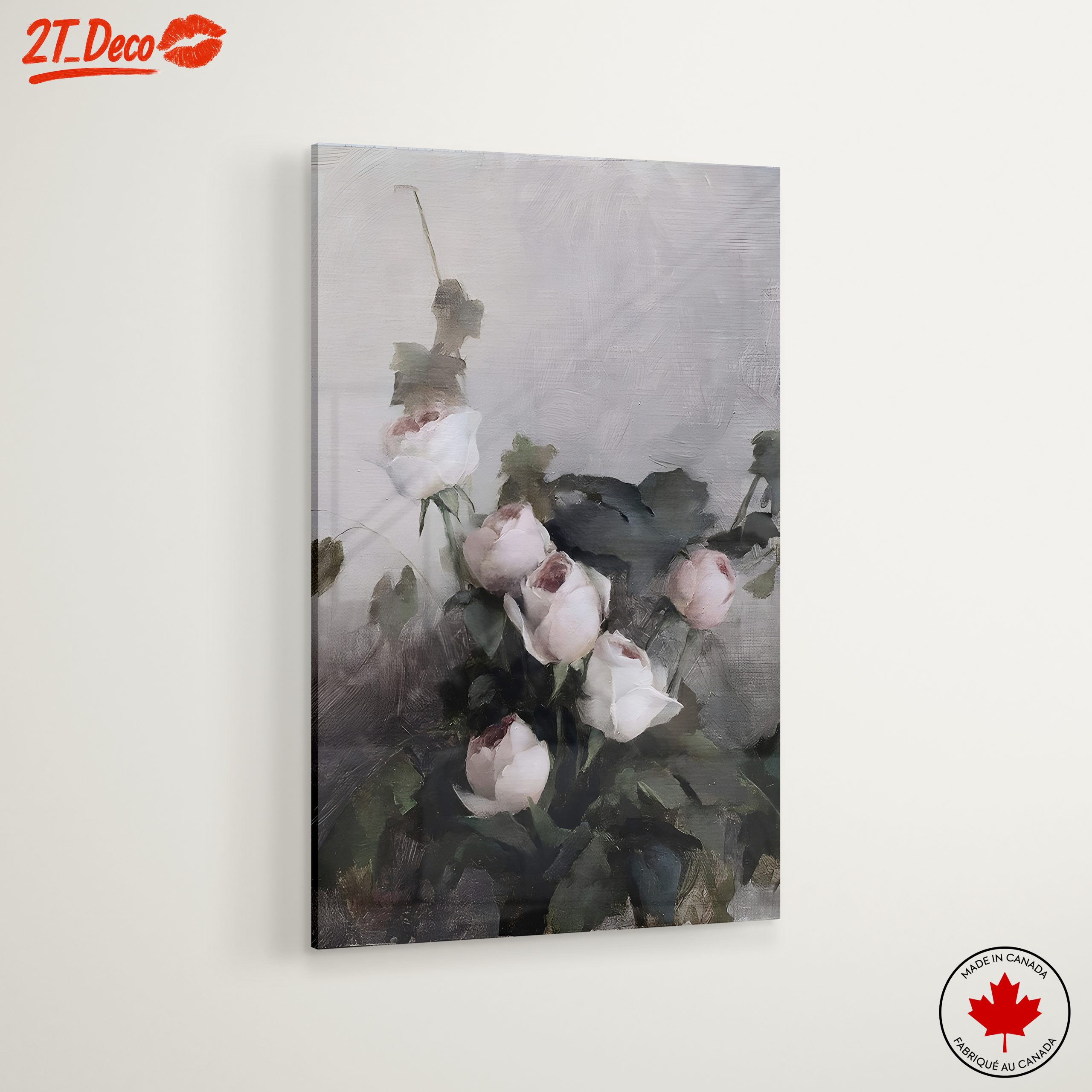 Beautiful Floral Arrangement of White Roses - Image 6