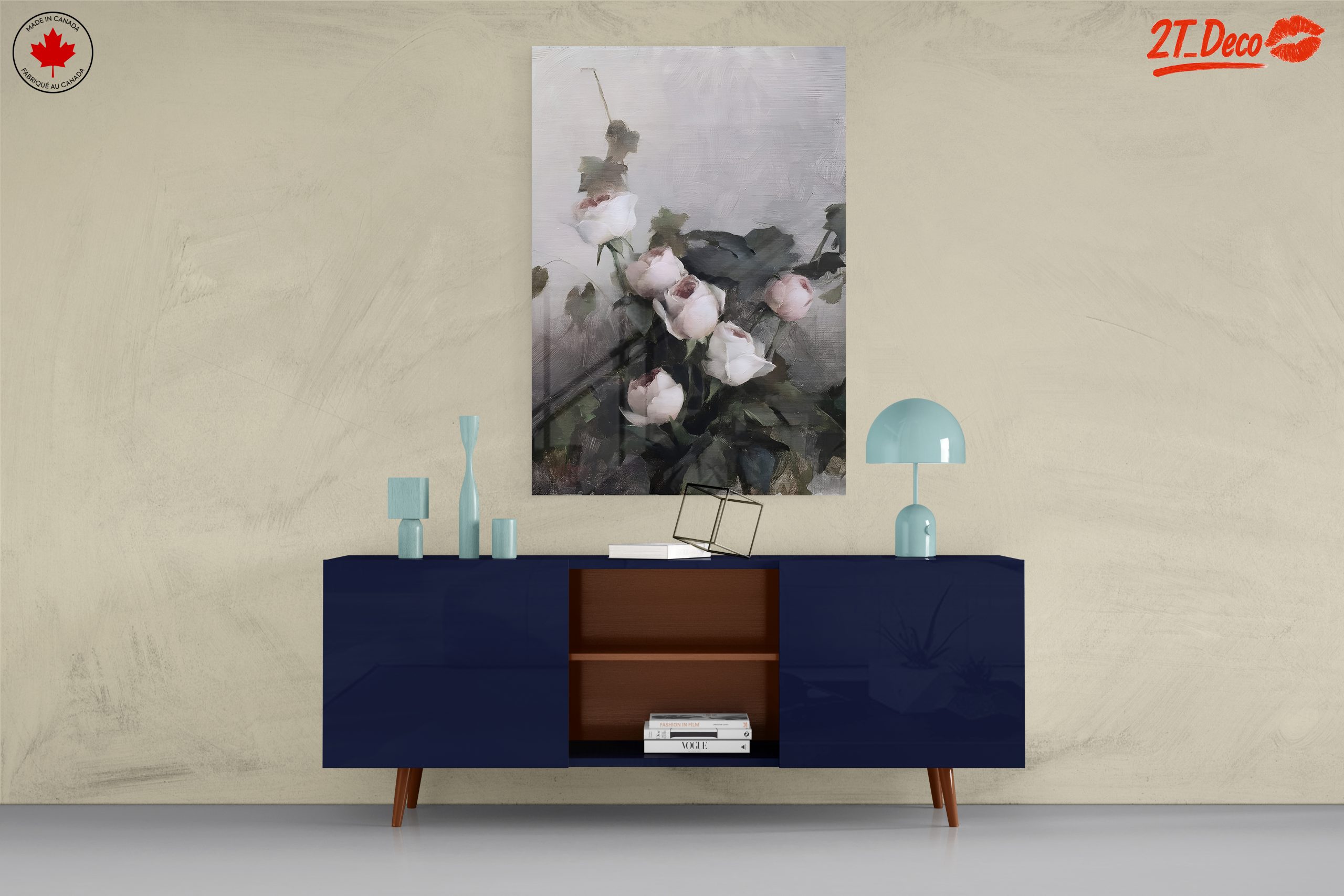 Beautiful Floral Arrangement of White Roses - Image 8