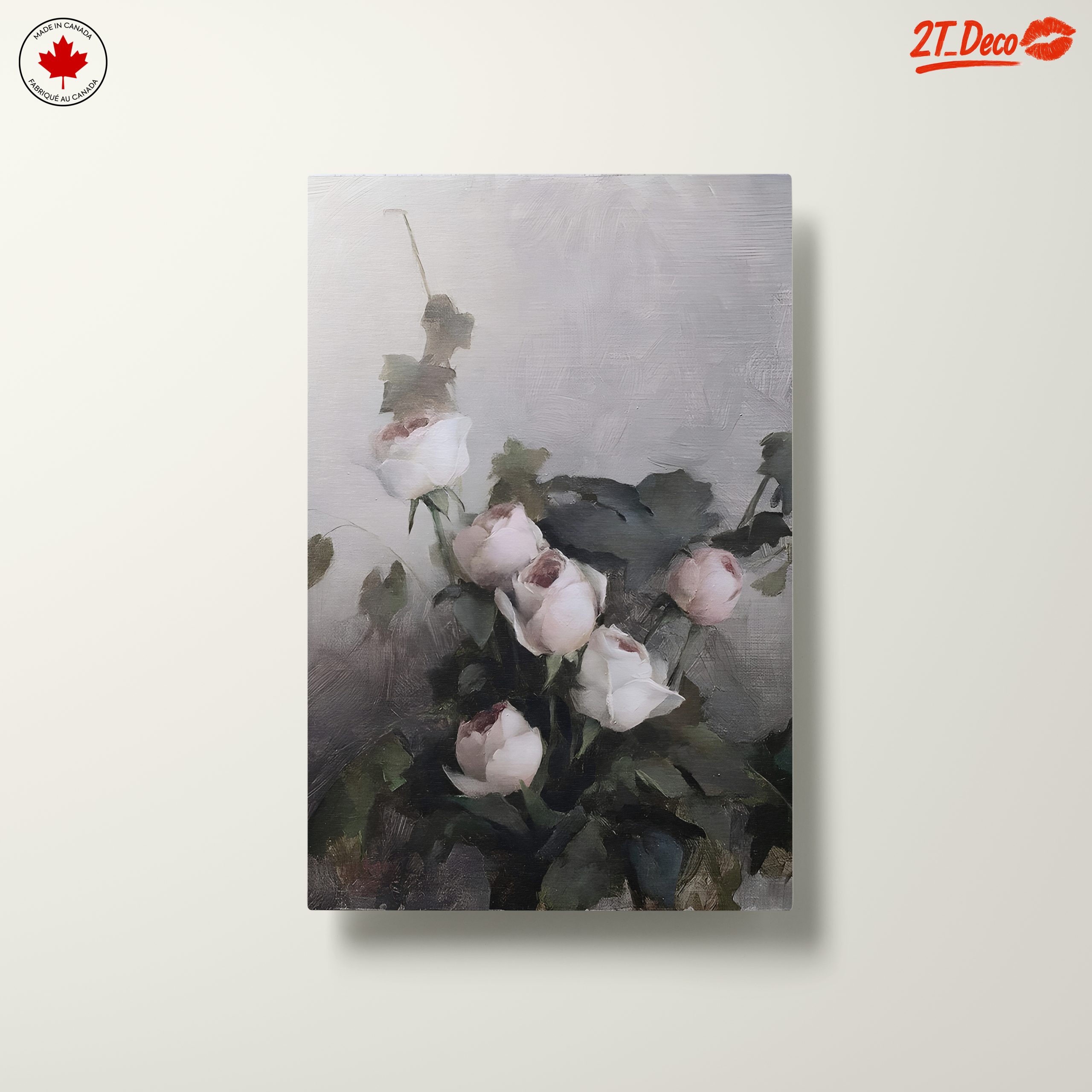 Beautiful Floral Arrangement of White Roses - Image 10