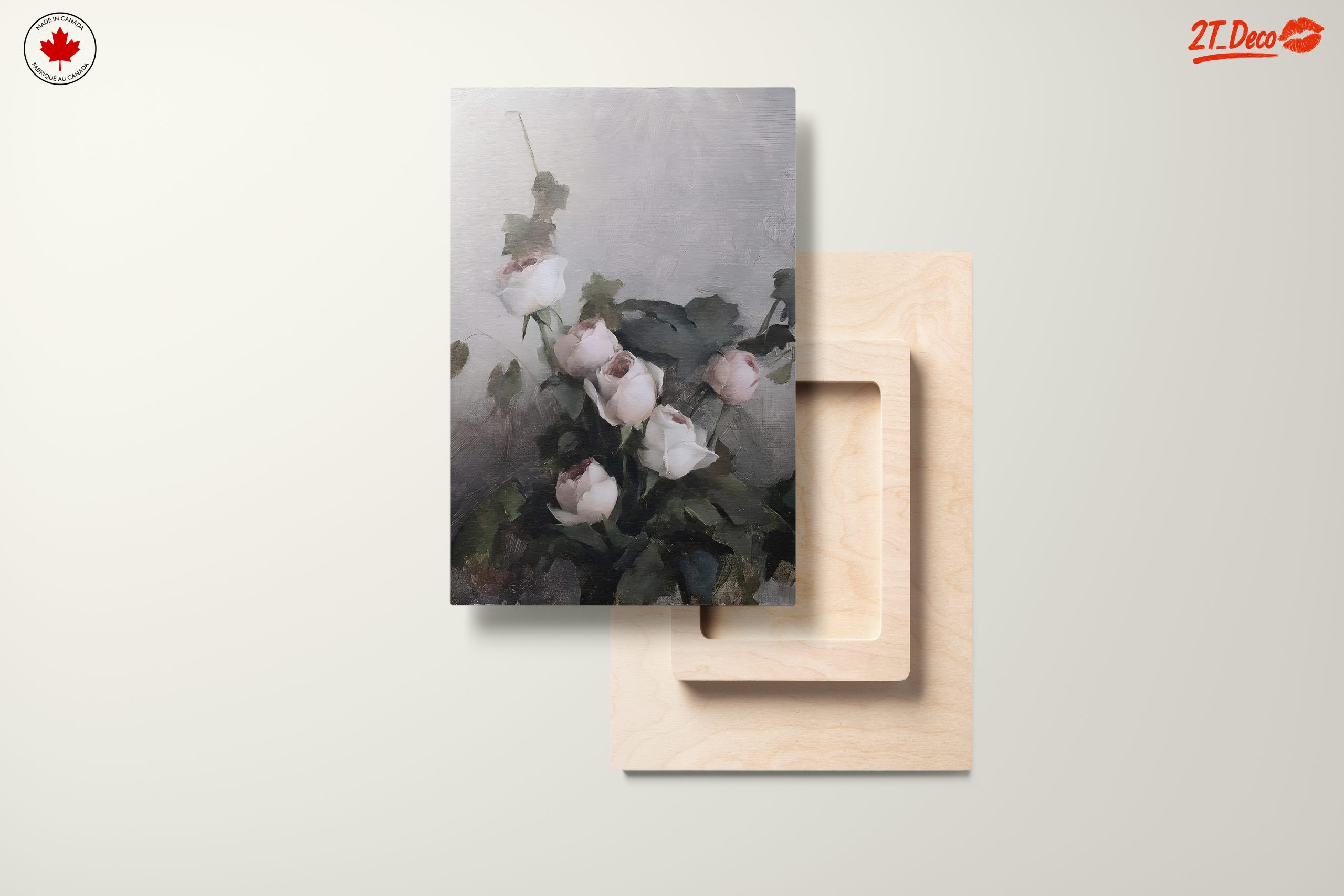 Beautiful Floral Arrangement of White Roses - Image 11