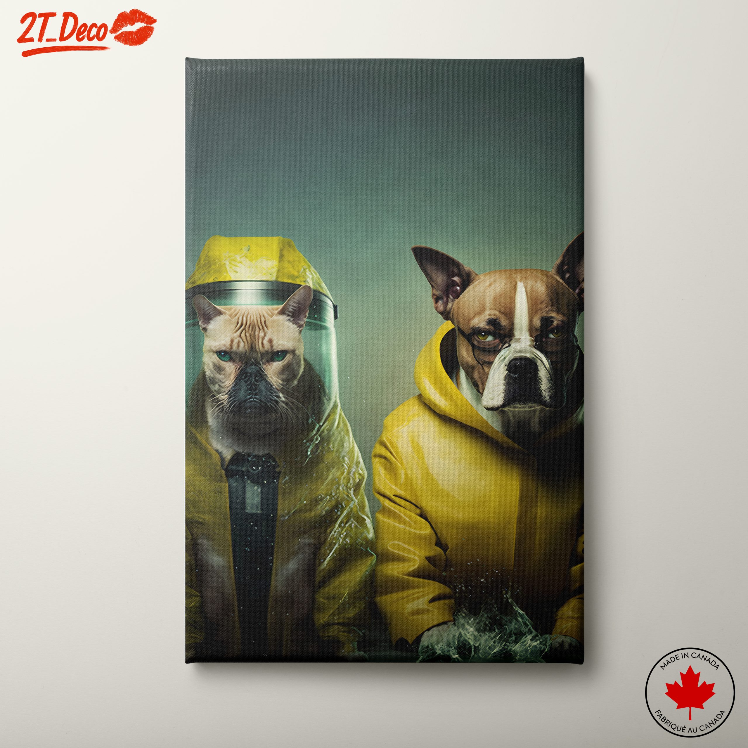 Whimsical Animals in Rain Gear