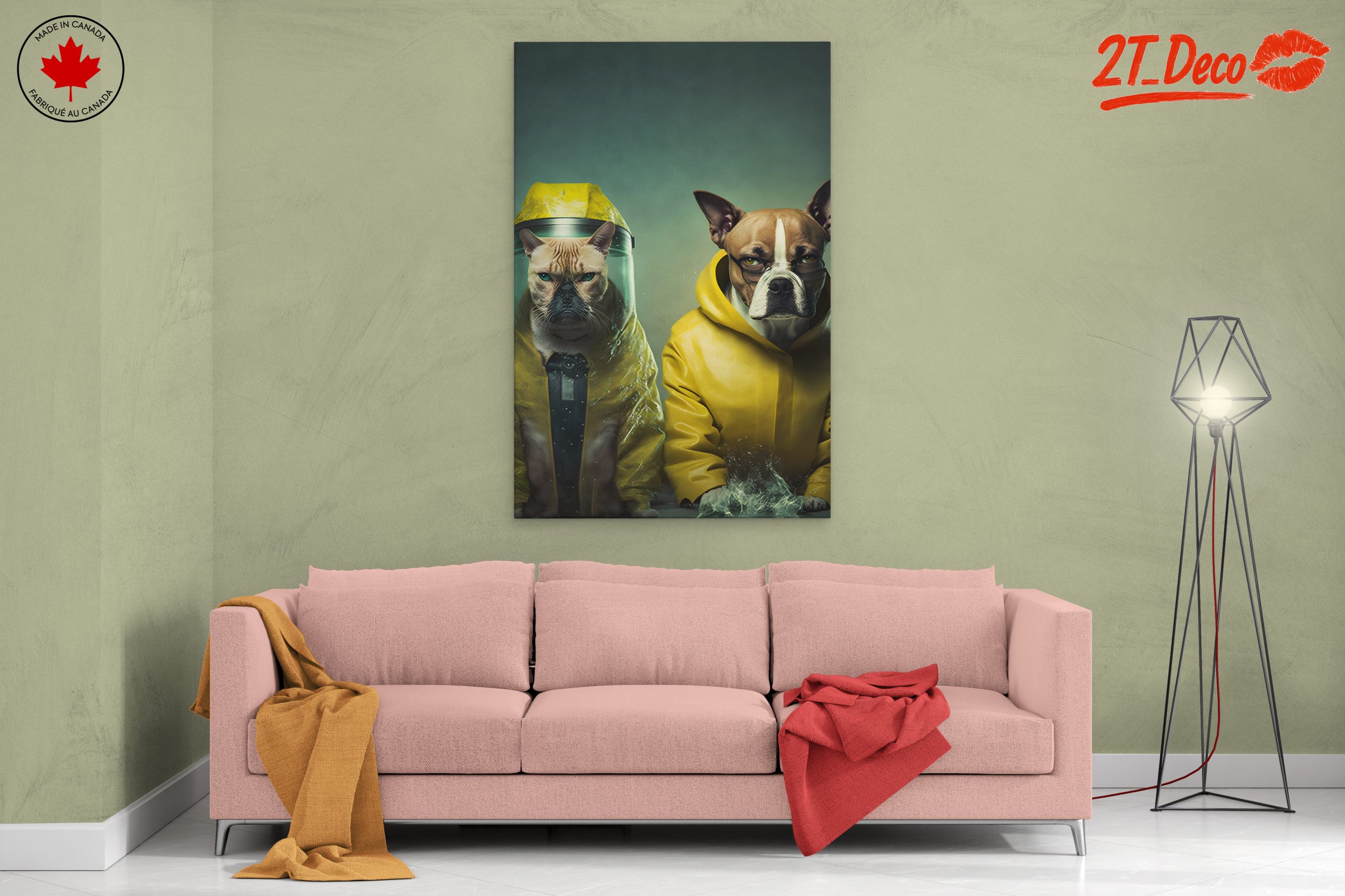 Whimsical Animals in Rain Gear - Image 2