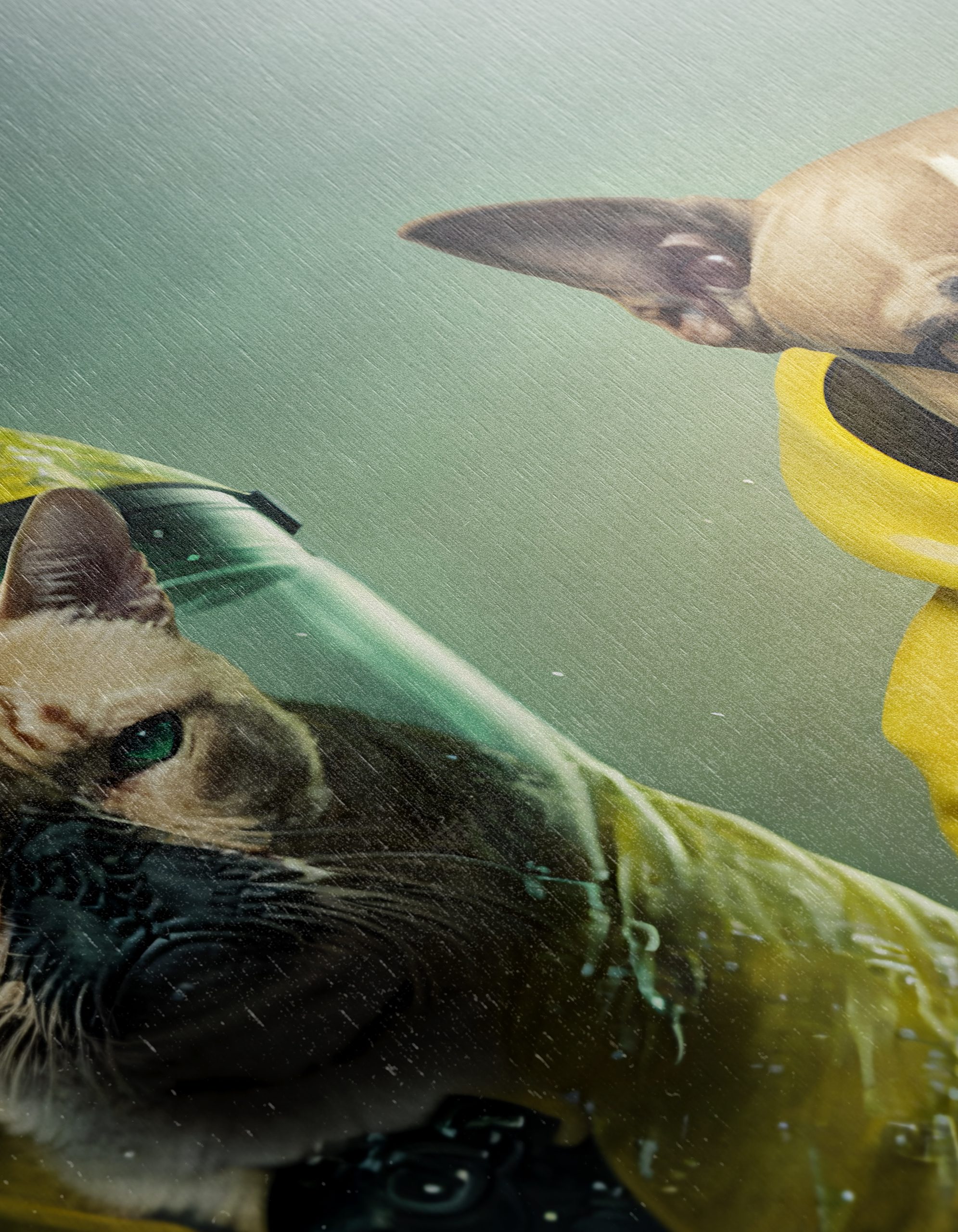 Whimsical Animals in Rain Gear - Image 12