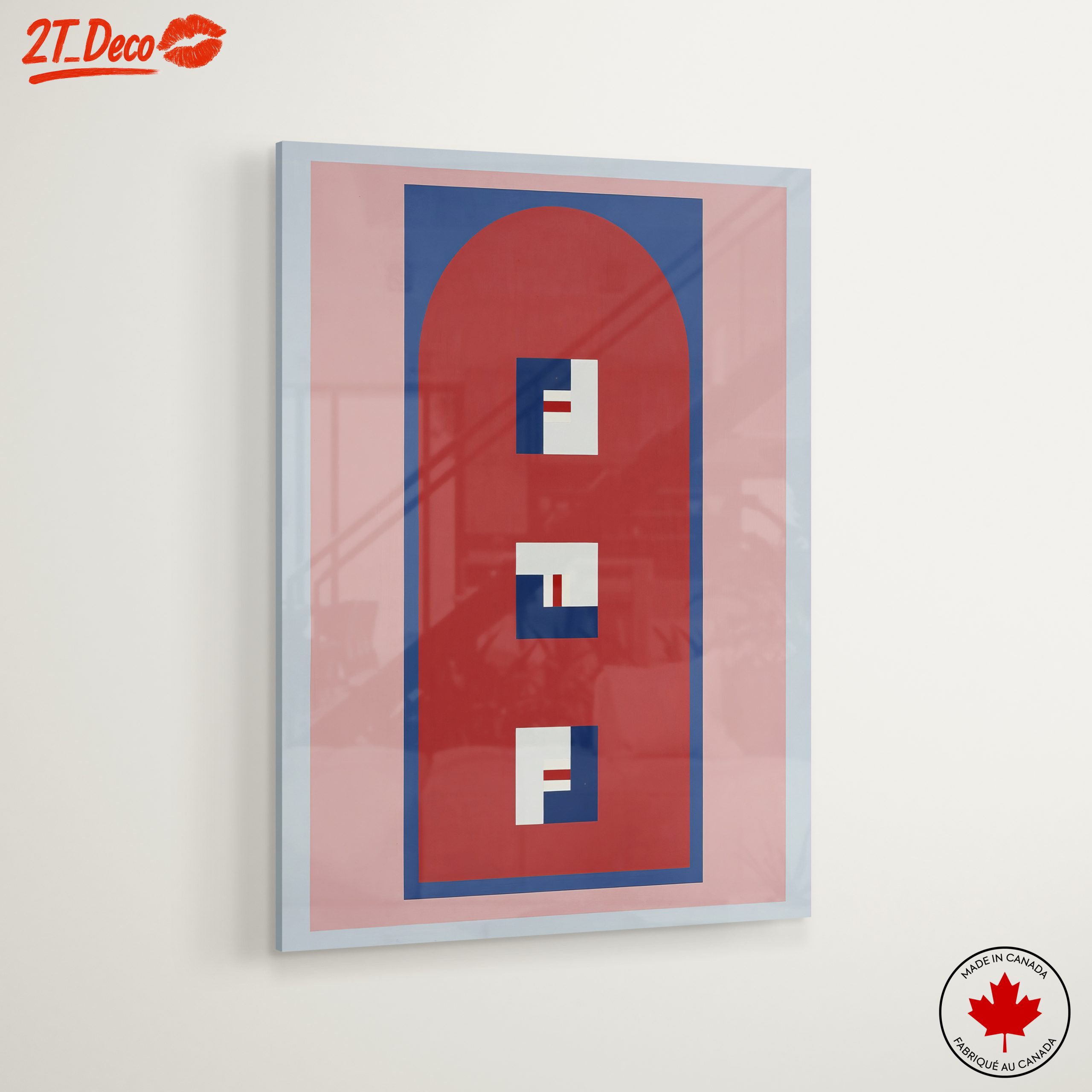 Colorful Geometric Contemporary Pop Art - Image 6
