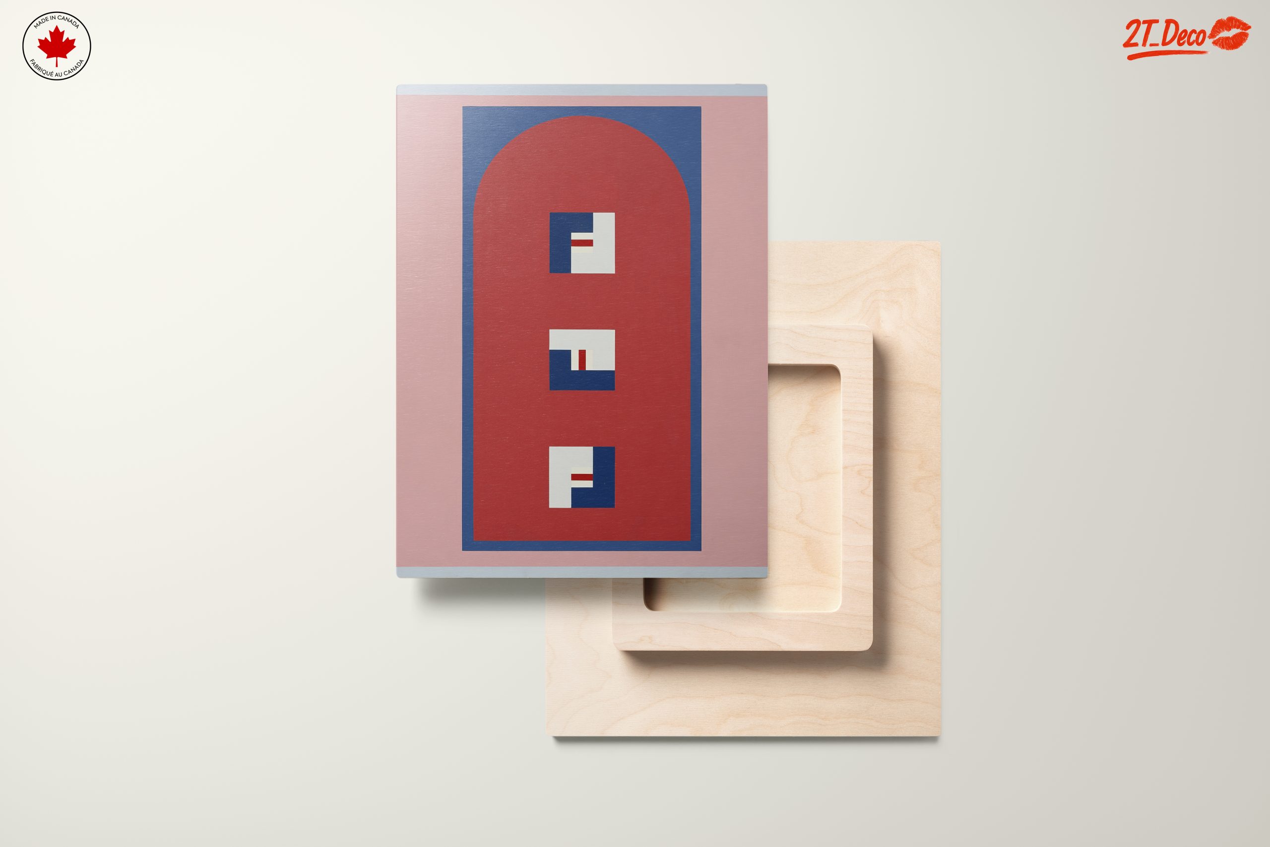 Colorful Geometric Contemporary Pop Art - Image 11