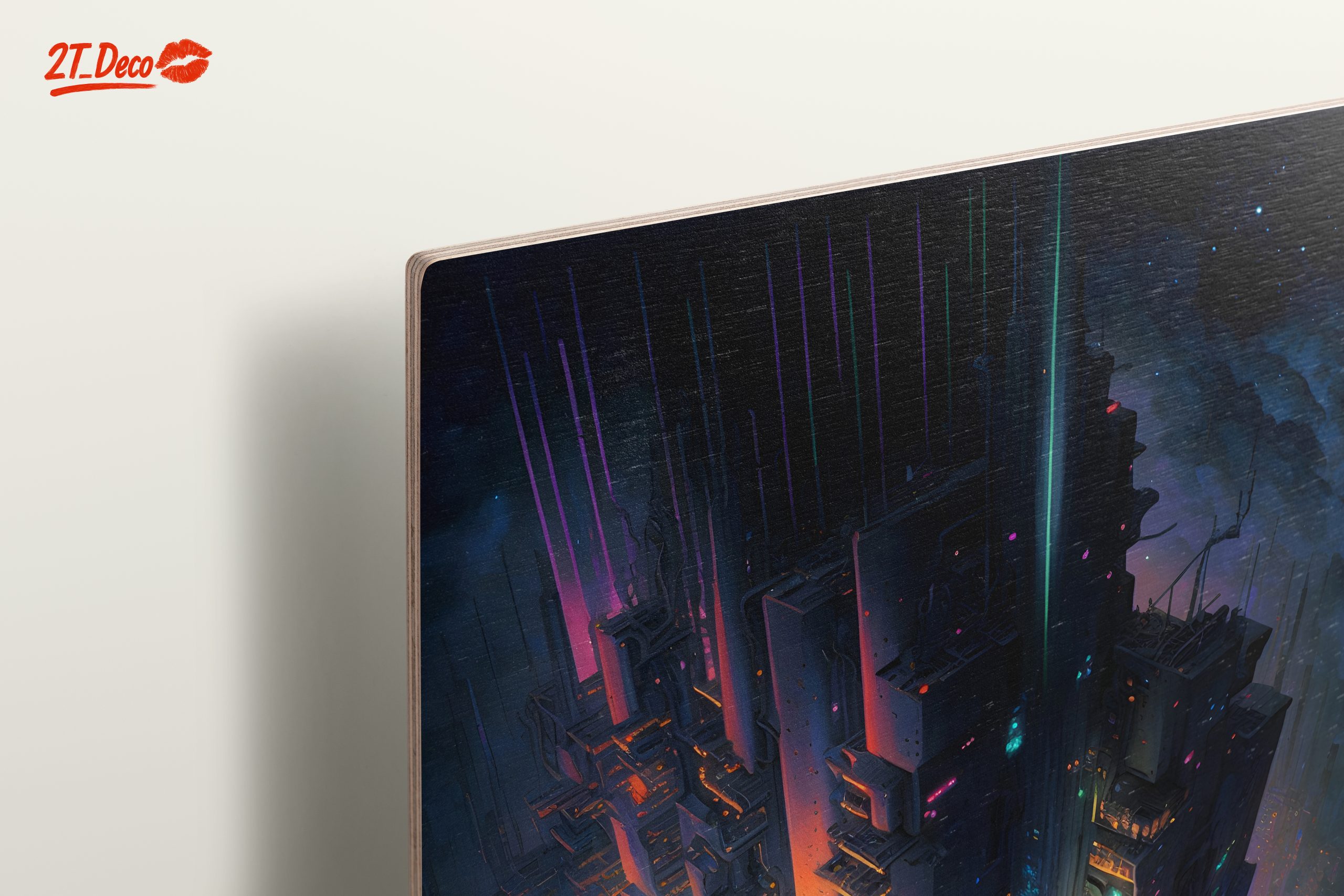 Futuristic Cityscape with Neon Lights and Structures - Image 15