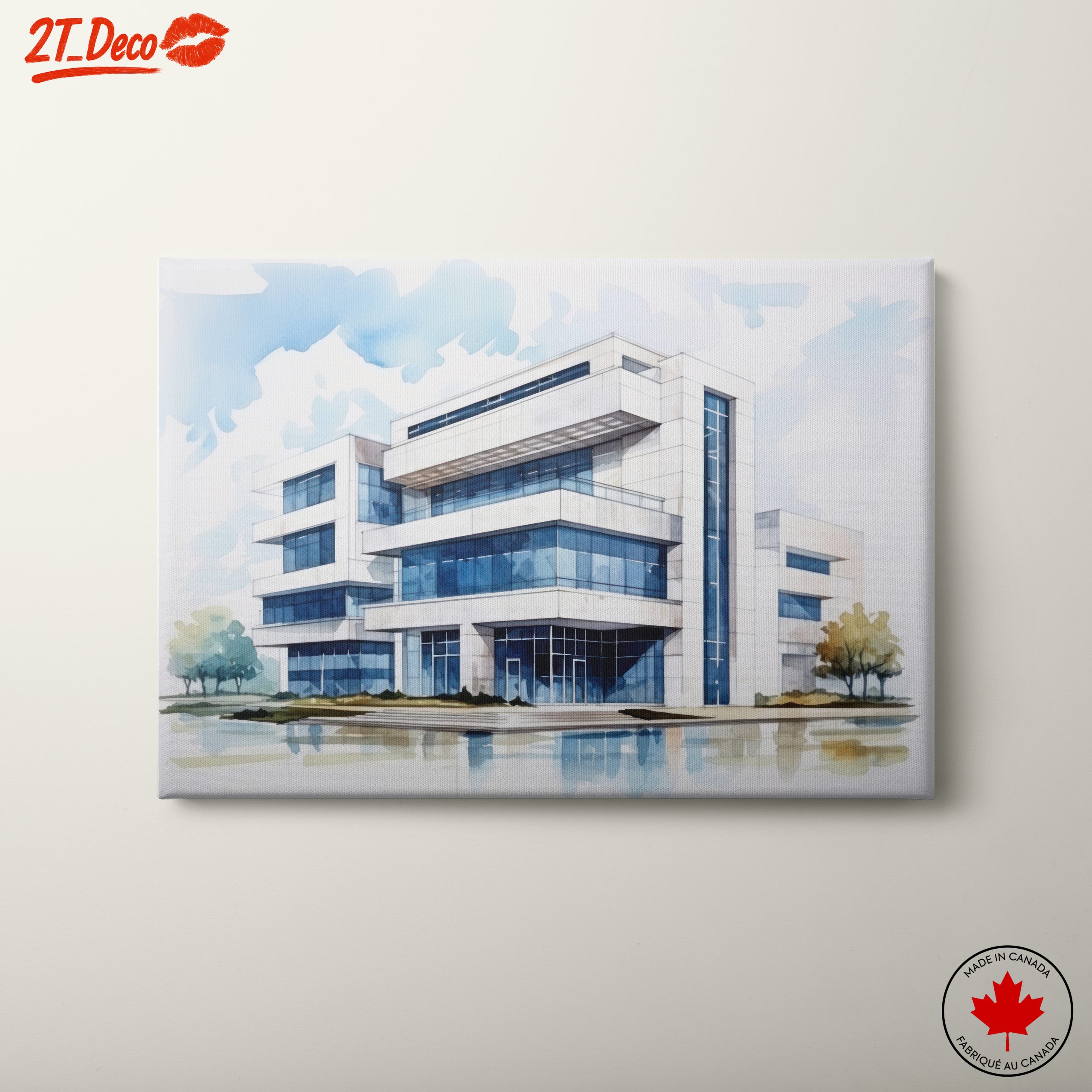 Contemporary Architectural Design Illustration