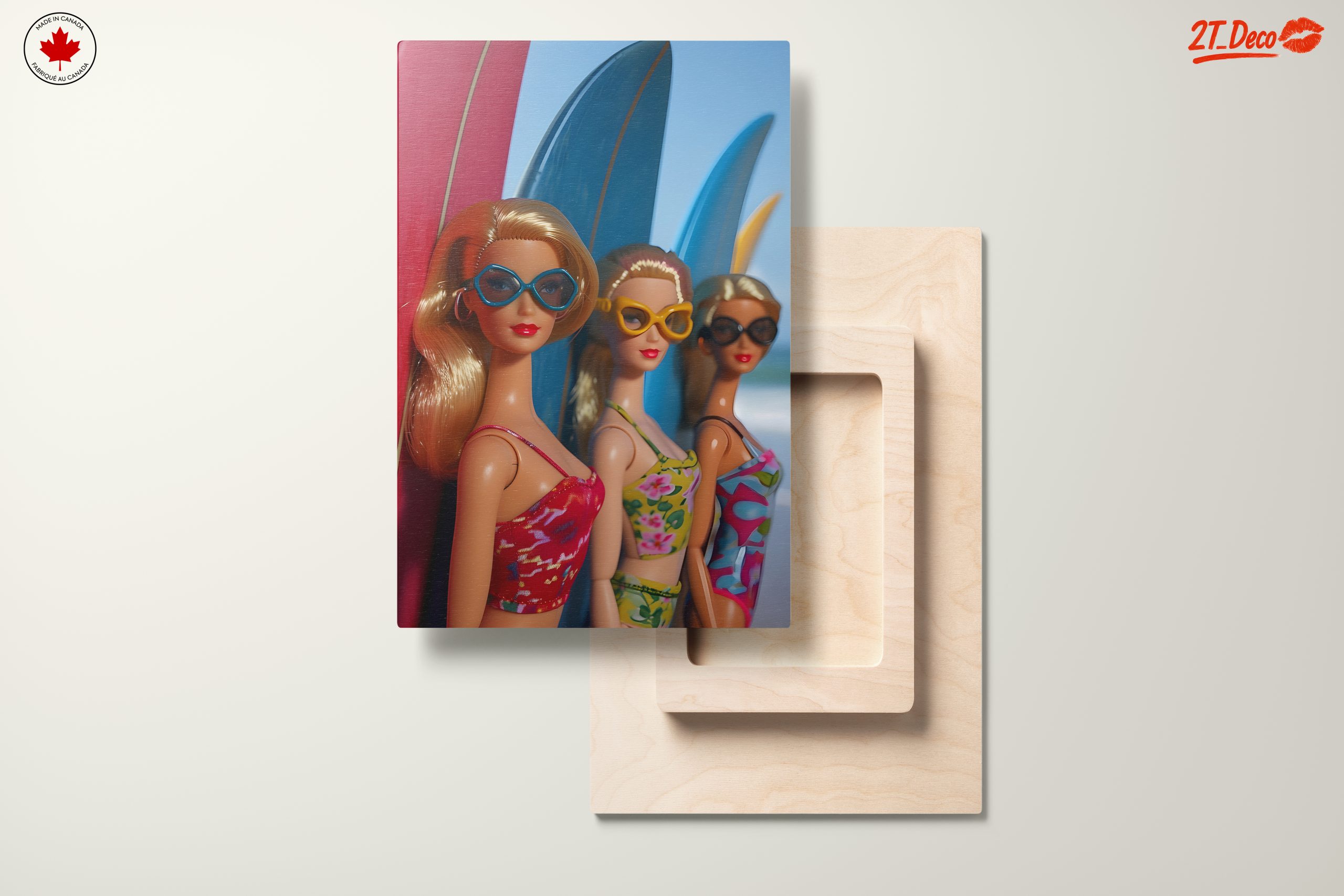 Fashion Dolls with Surfboards in Bright Colors - Image 11