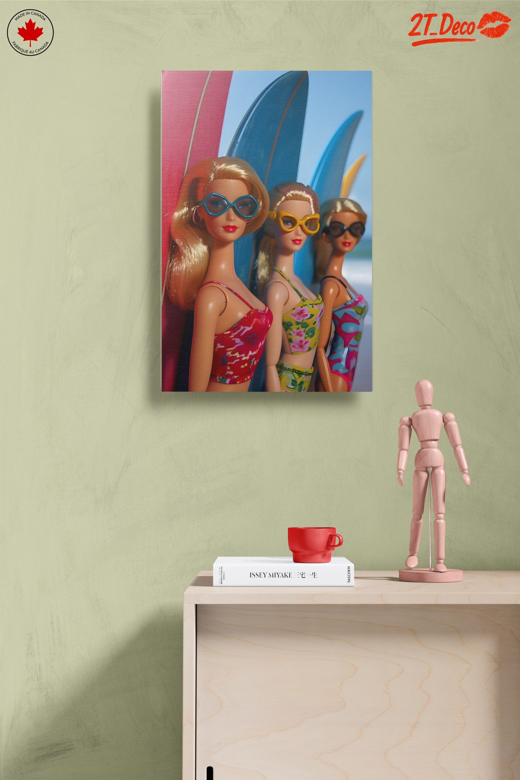Fashion Dolls with Surfboards in Bright Colors - Image 14