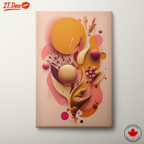 Colorful Abstract Floral Artwork