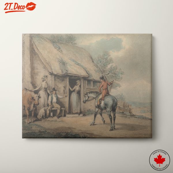Scene with Historical Characters and Animals