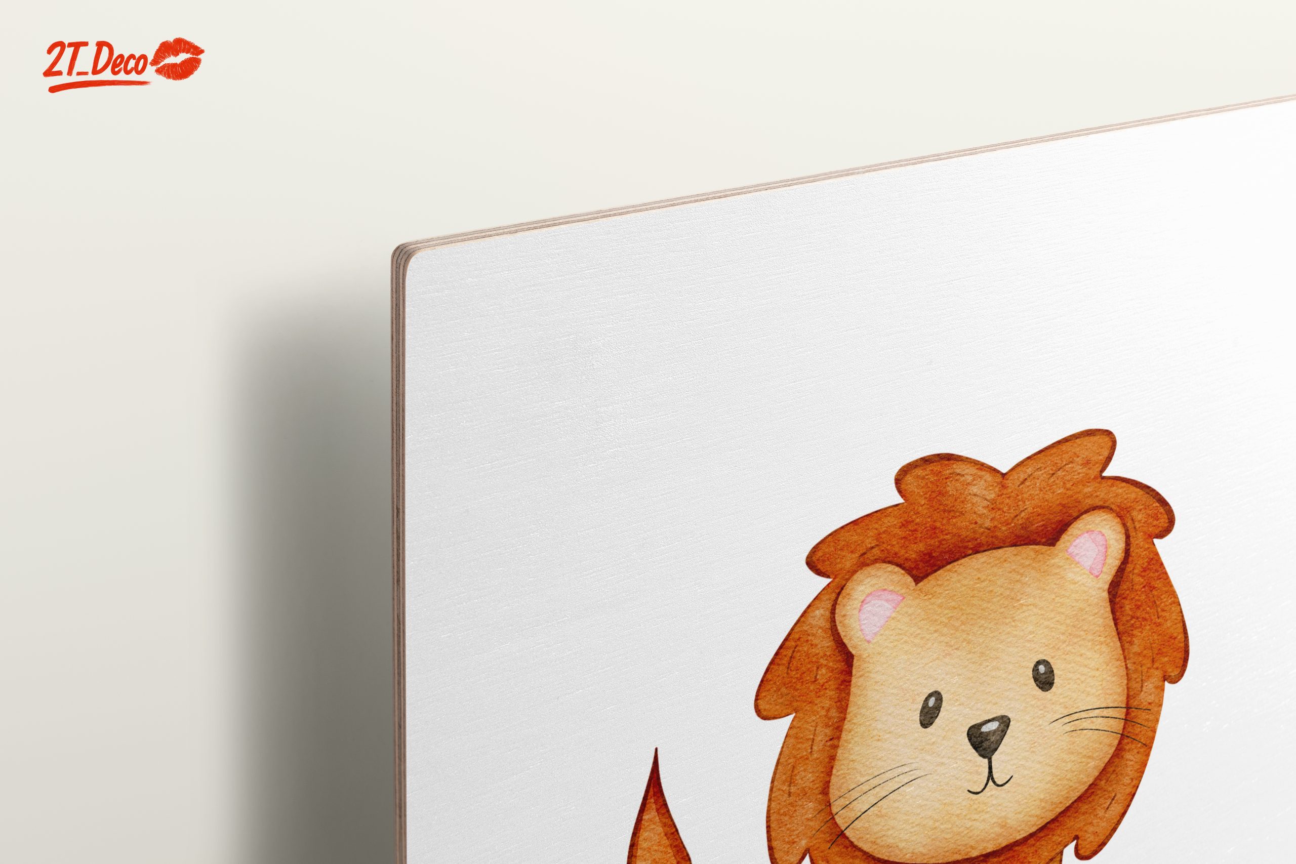 Cute Lion Illustration with Inspirational Message - Image 15
