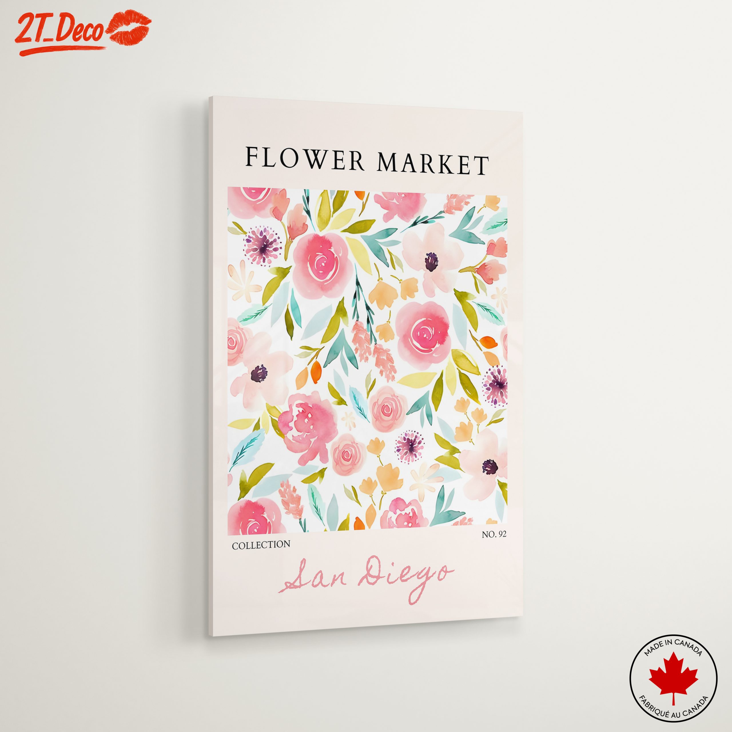Flower Market Watercolor Artwork - Image 6