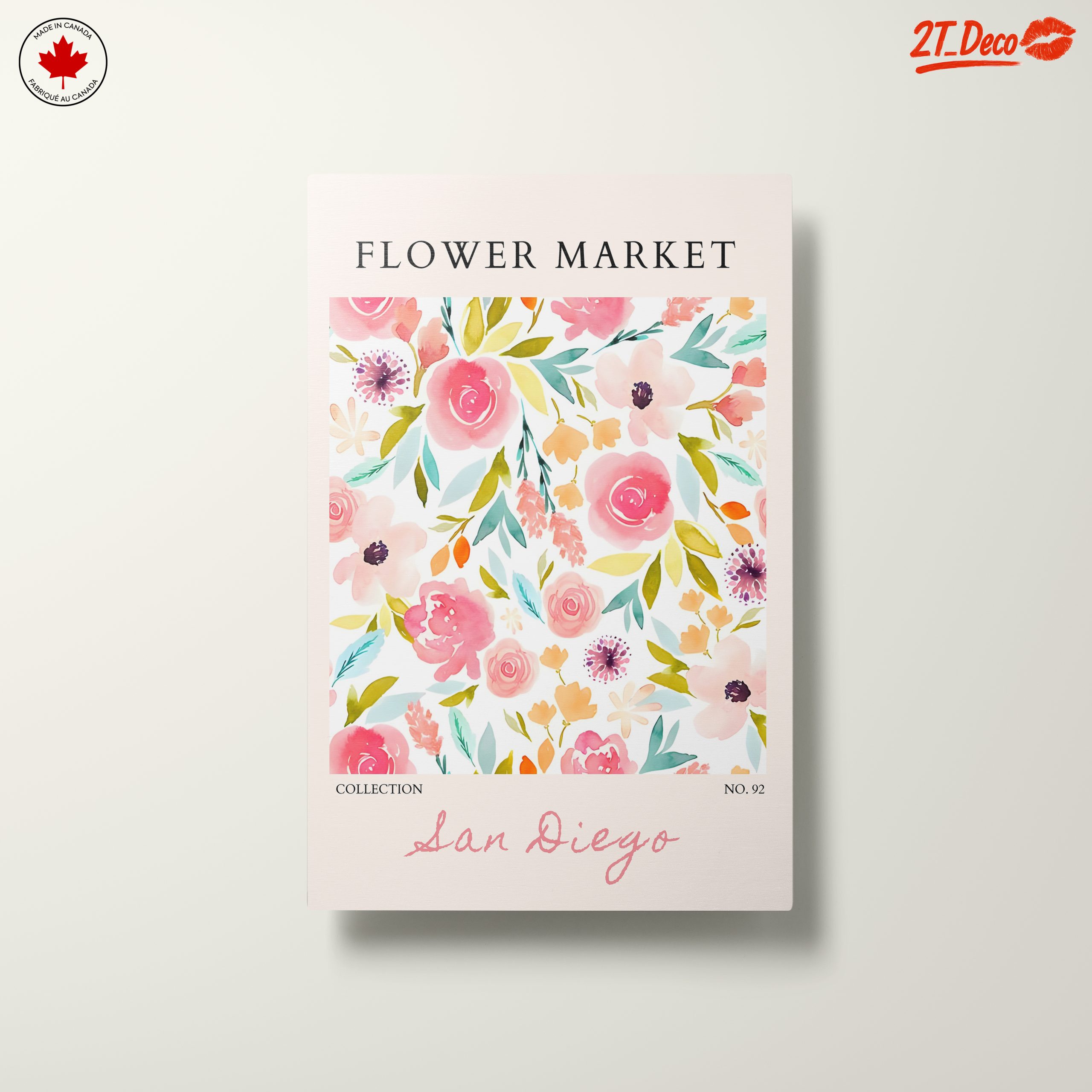 Flower Market Watercolor Artwork - Image 10