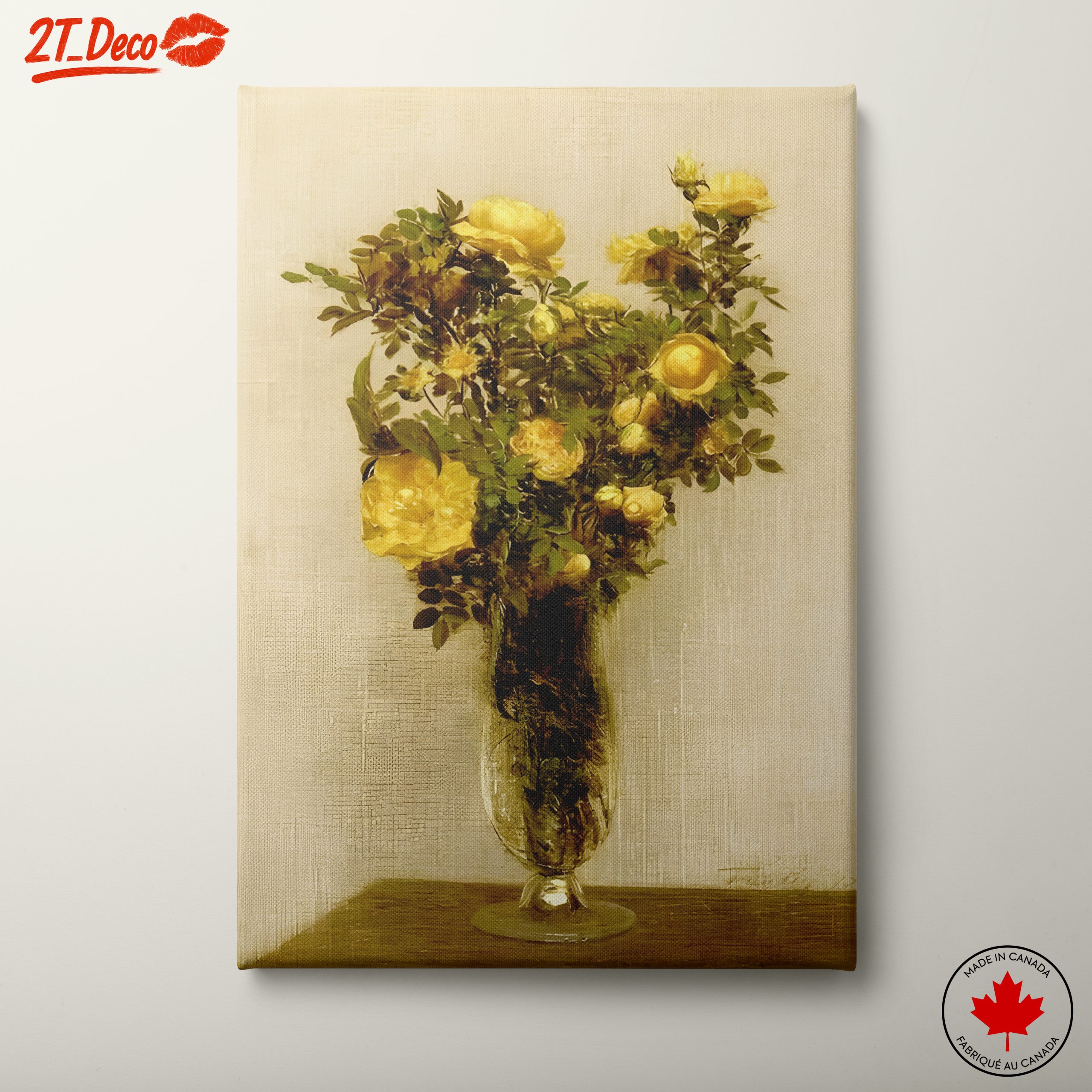 Beautiful Yellow Rose Floral Arrangement