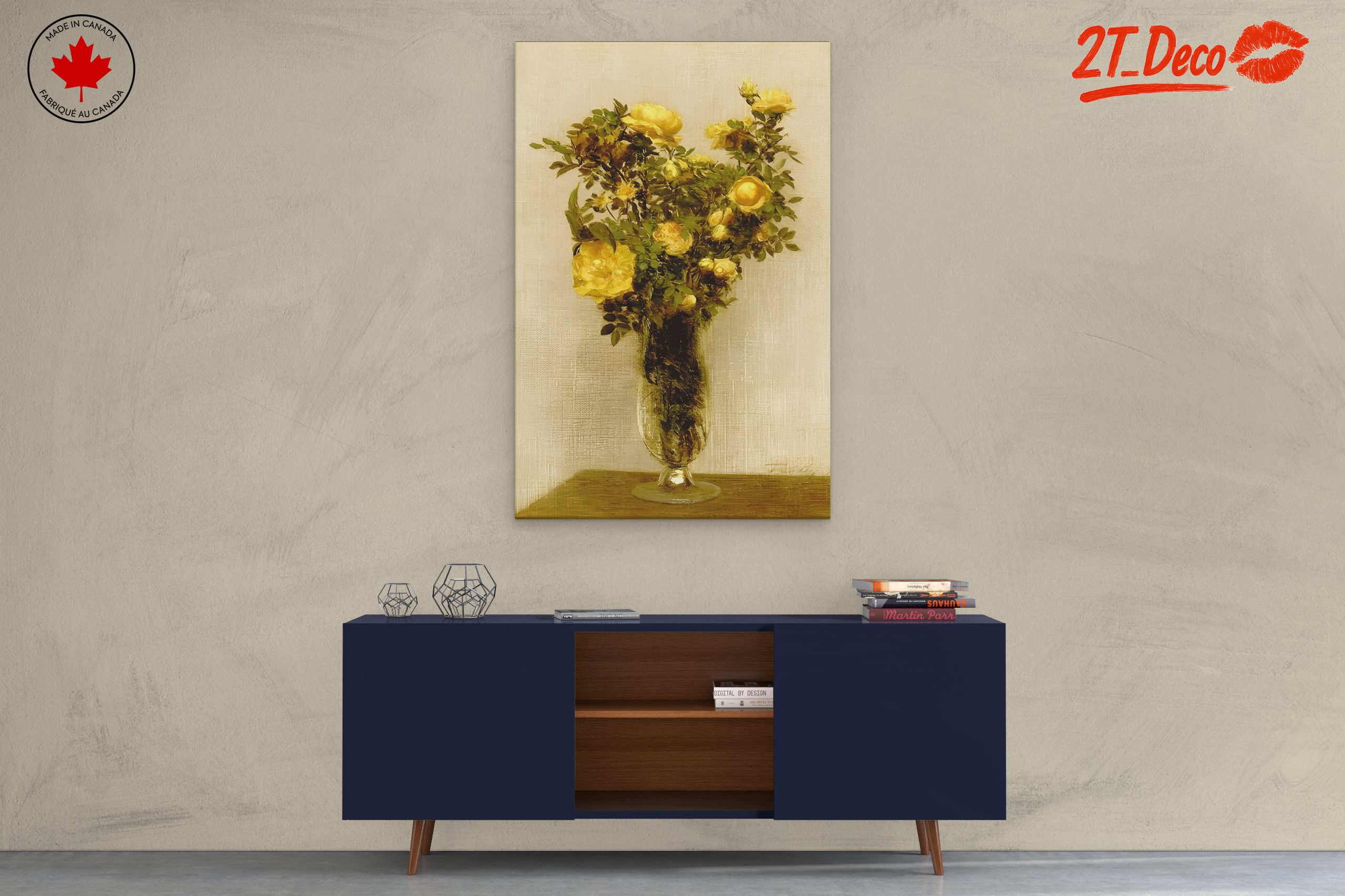 Beautiful Yellow Rose Floral Arrangement - Image 3