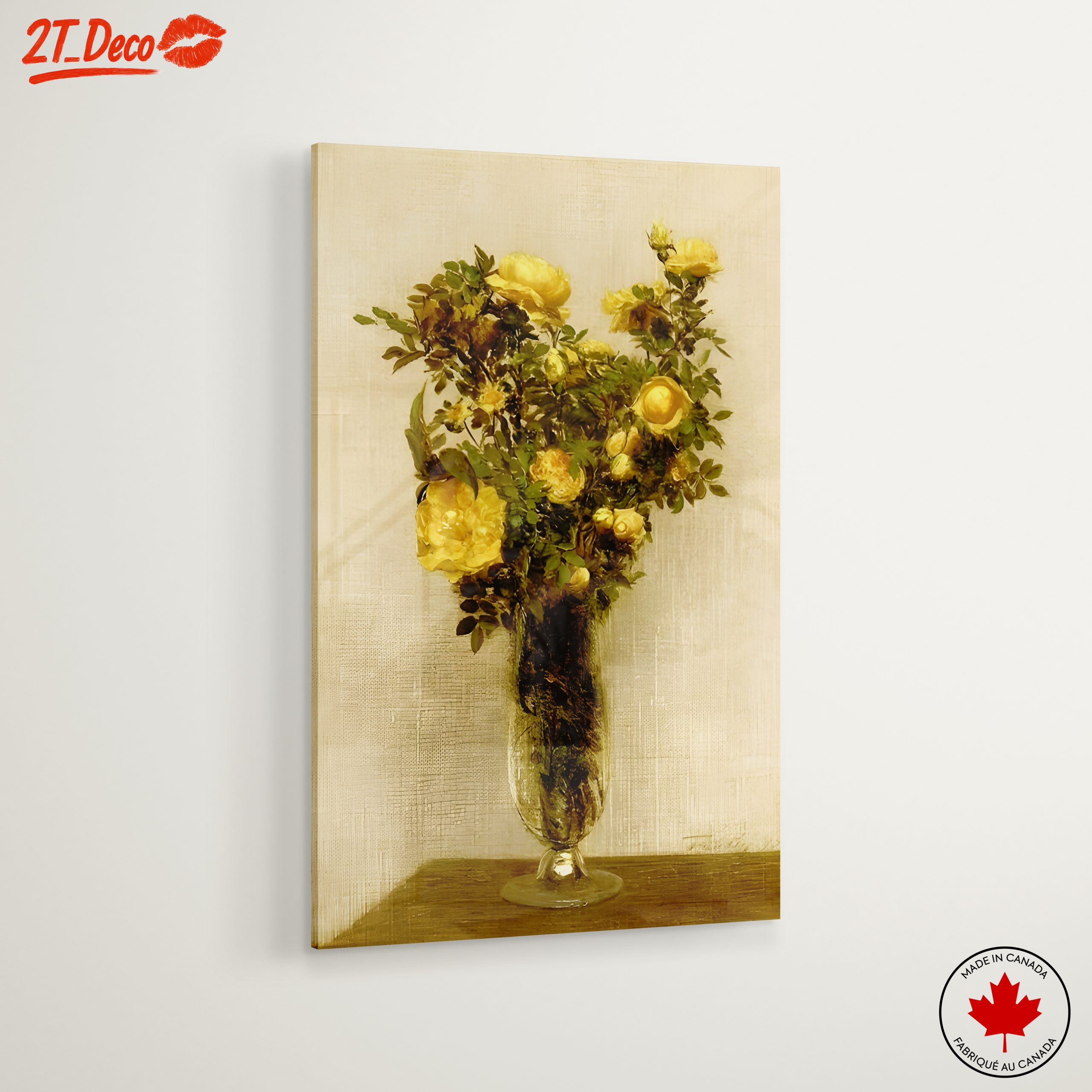Beautiful Yellow Rose Floral Arrangement - Image 6