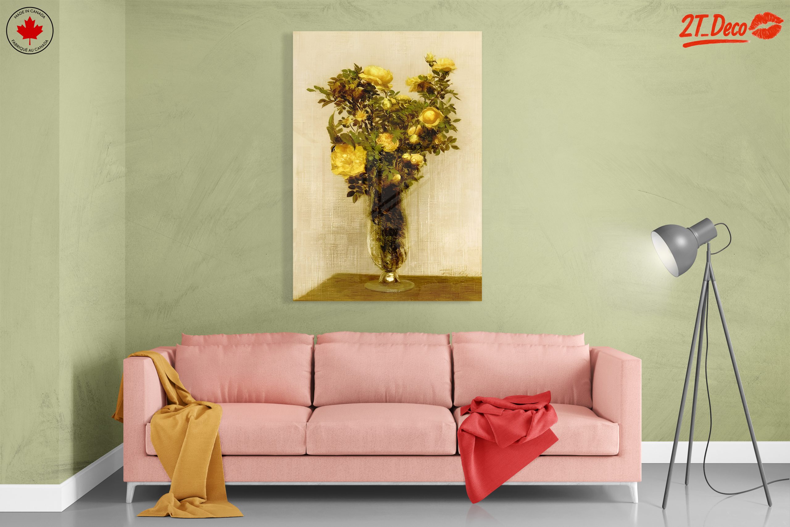 Beautiful Yellow Rose Floral Arrangement - Image 7