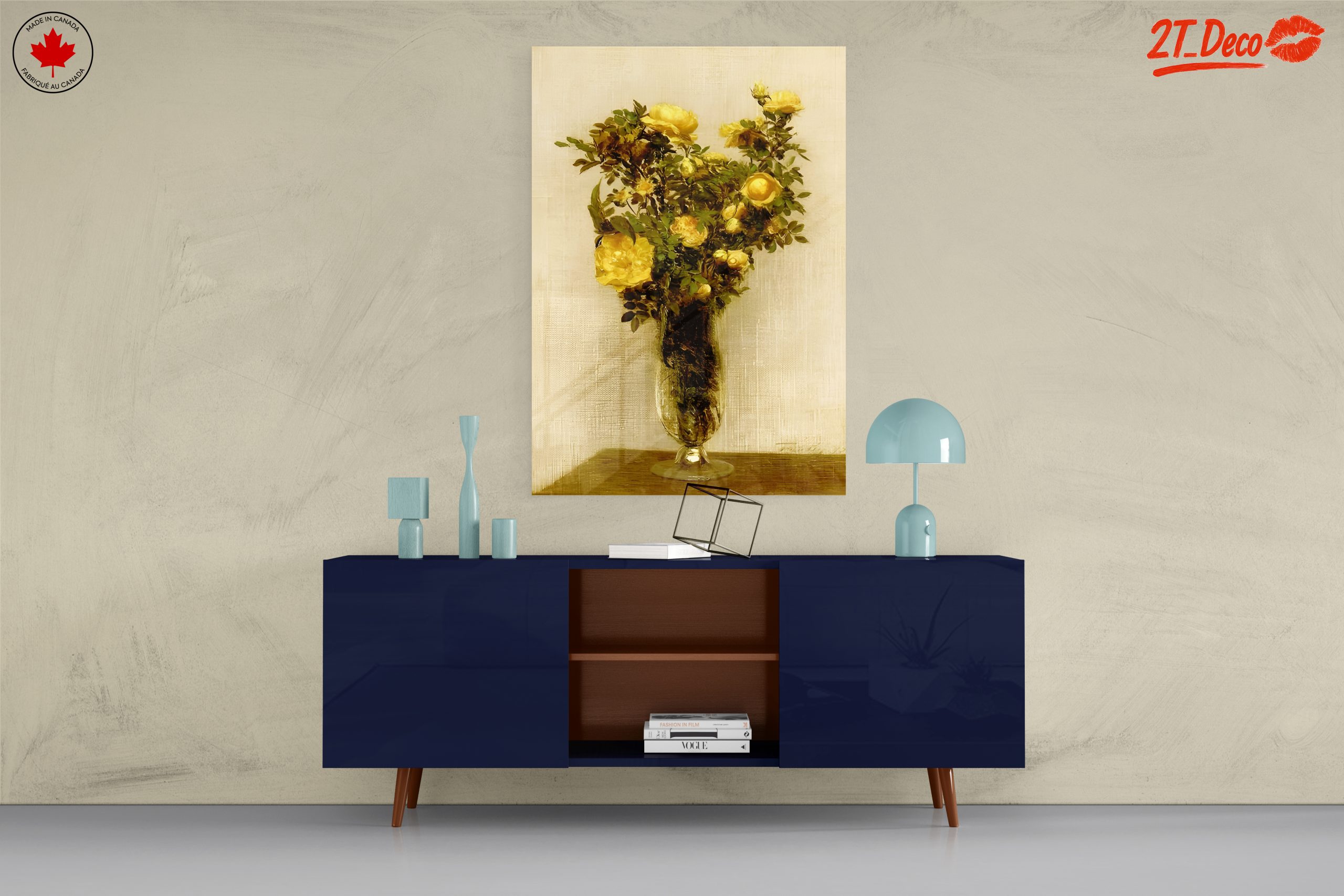 Beautiful Yellow Rose Floral Arrangement - Image 8