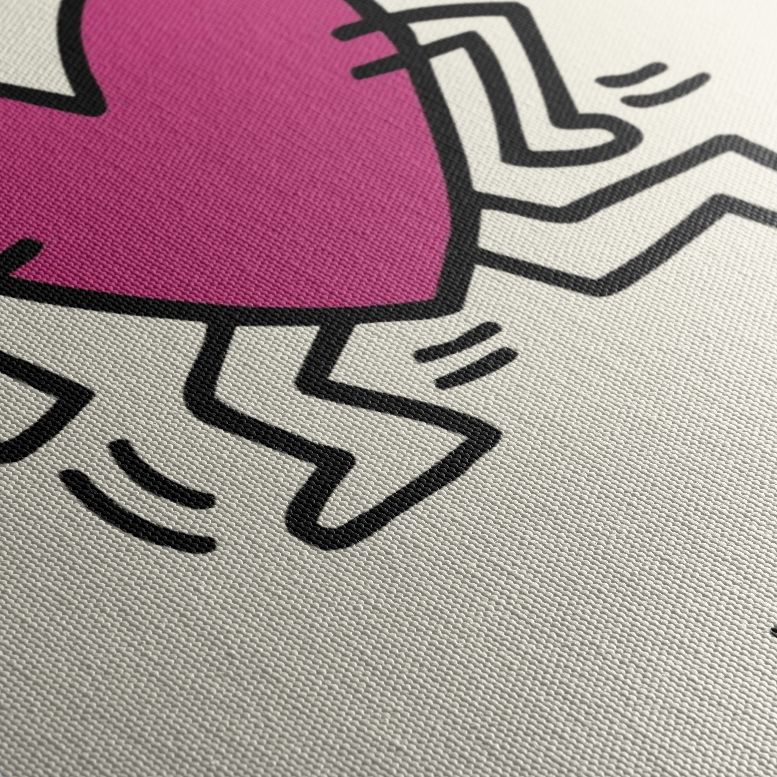 Playful Heart Art by K. Haring - Image 5