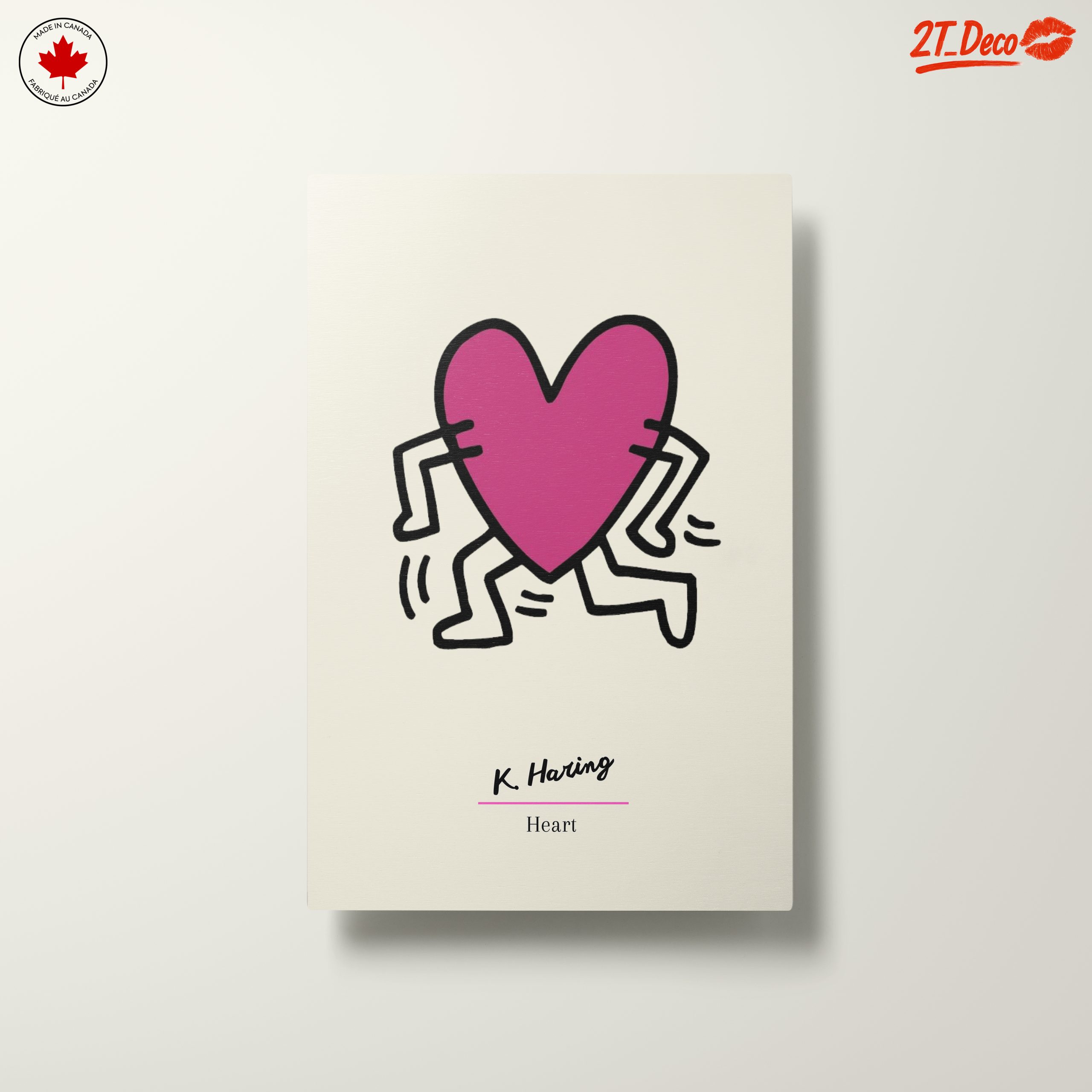 Playful Heart Art by K. Haring - Image 10
