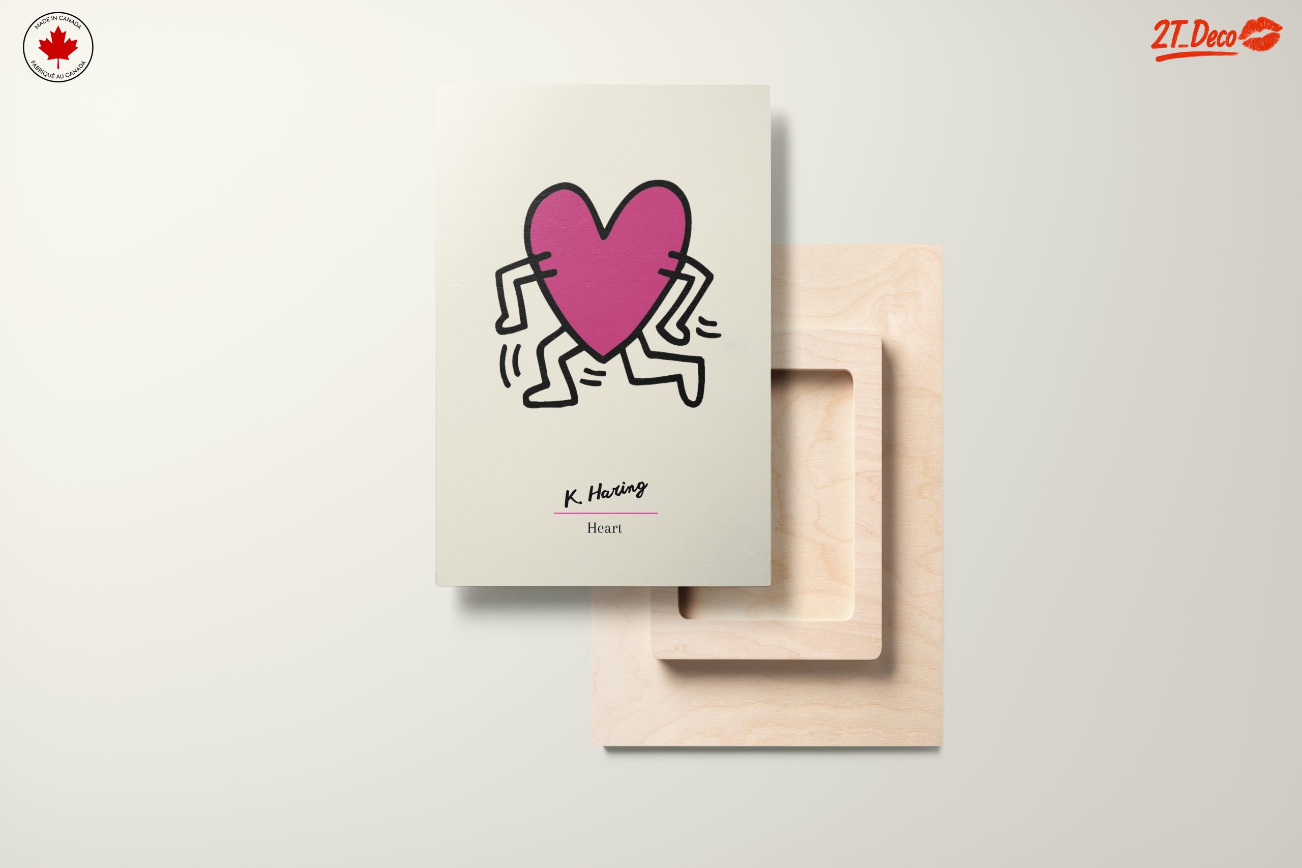 Playful Heart Art by K. Haring - Image 11