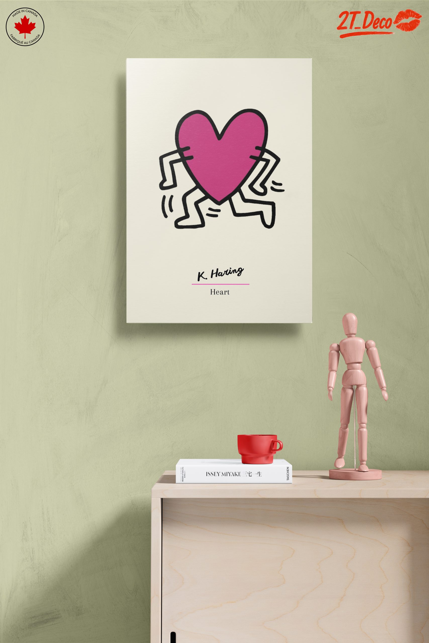 Playful Heart Art by K. Haring - Image 14
