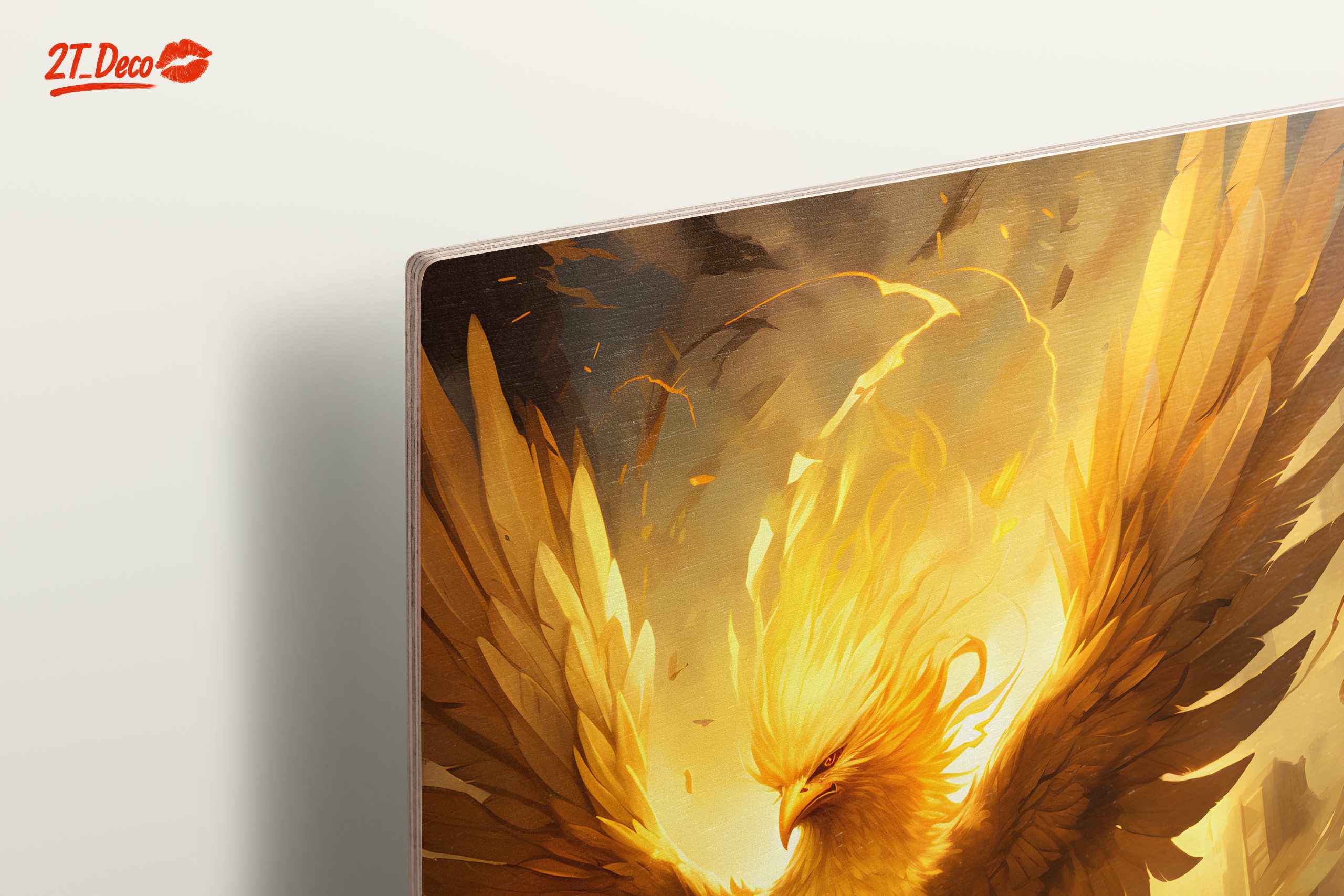 Golden Phoenix Rising in Mythical Art - Image 15